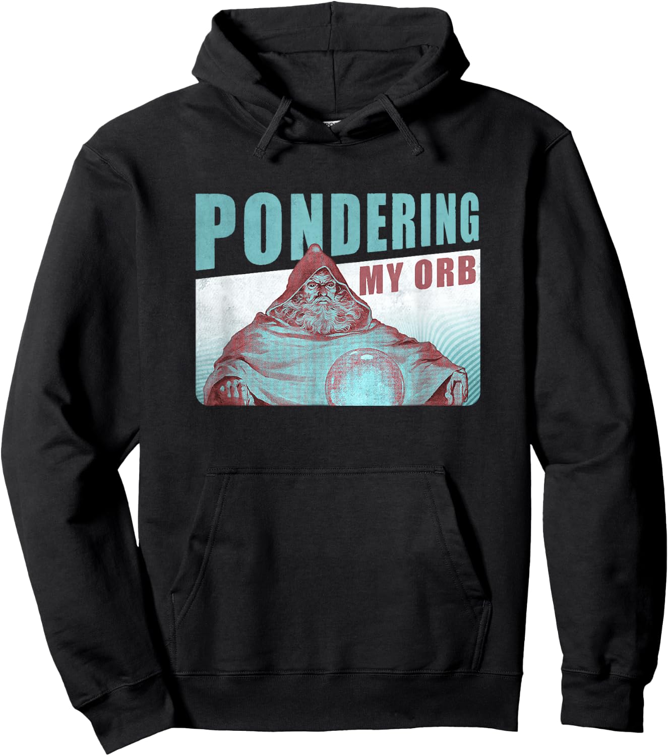 Pondering My Orb, Wizard Meme Hoodie - Hoodie | Black