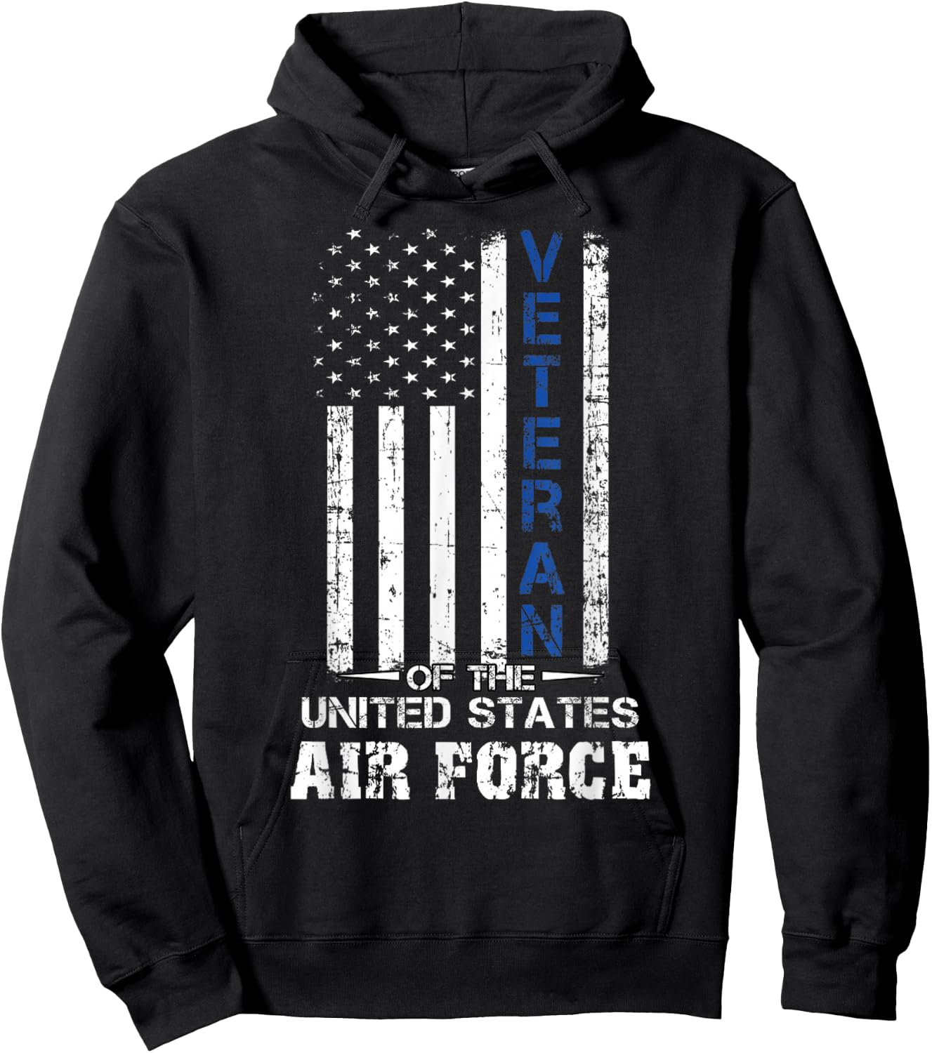 US Air Force Veteran USAF Hoodie - Hoodie | Black