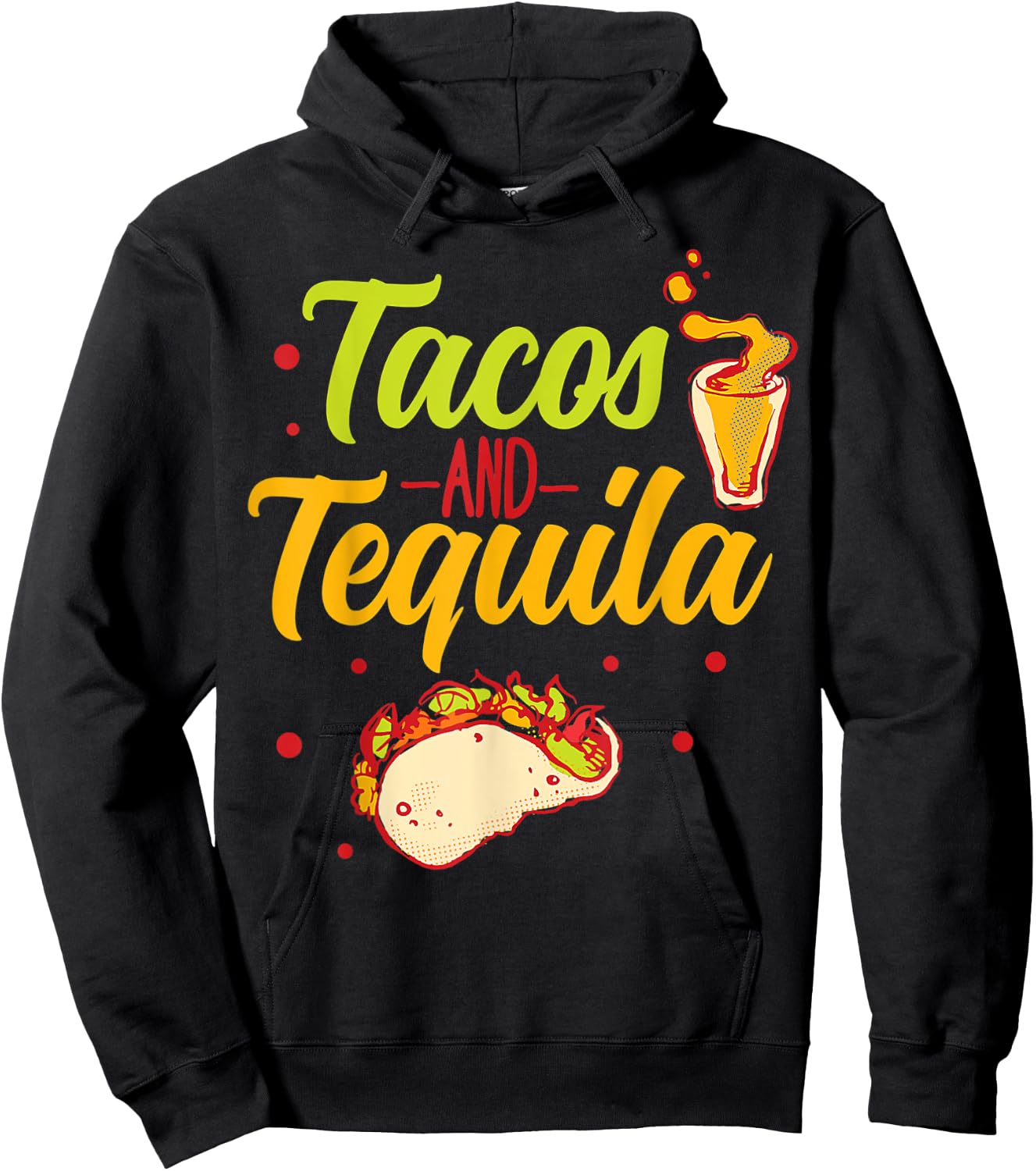 Tacos And Tequila Cinco De Mayo Hoodie - Hoodie | Black