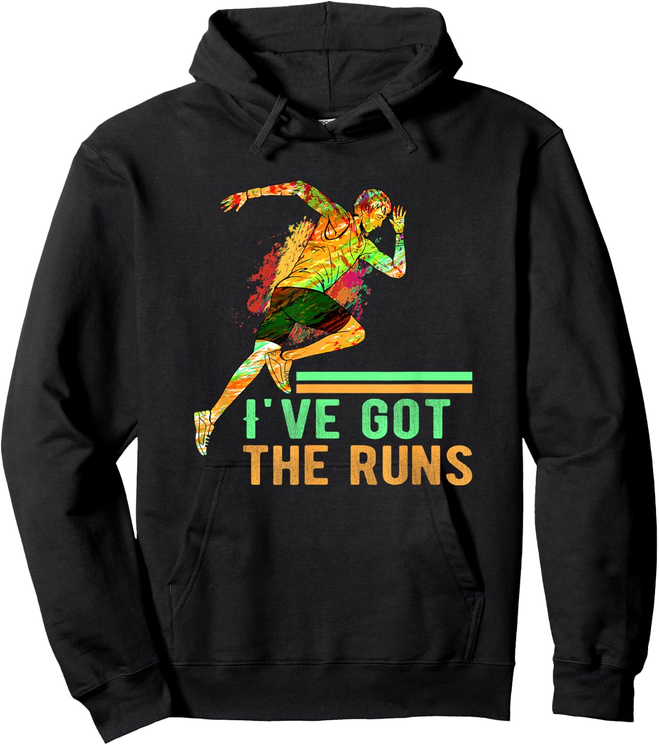 I've got the runs Running Marathon Runner Hoodie - Hoodie | Black