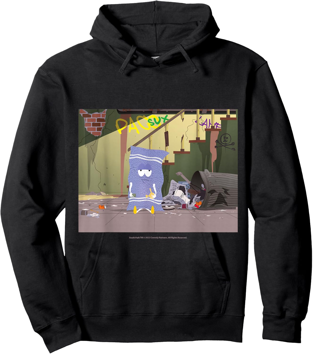 South Park Paco Sux with Towelie Hoodie - Hoodie | Black