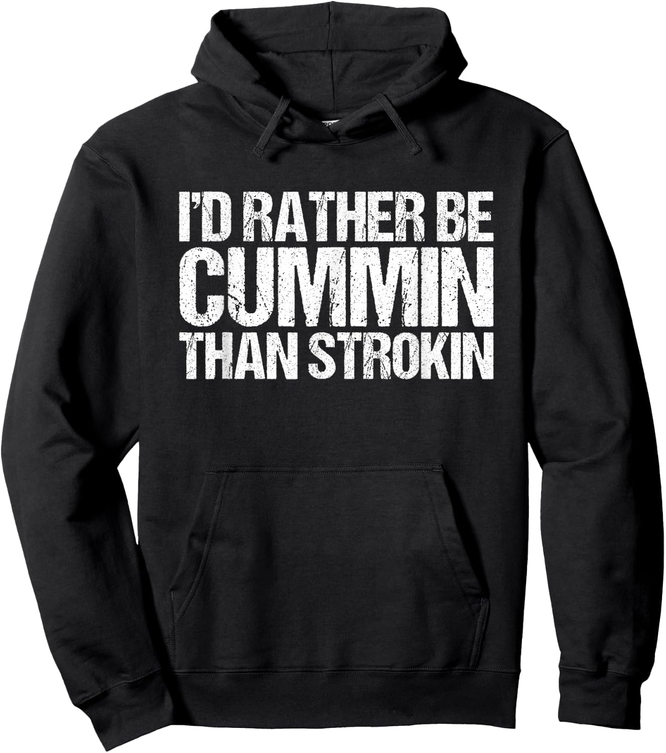 I would rather be Cummin than Strokin Diesel Hoodie - Hoodie | Black