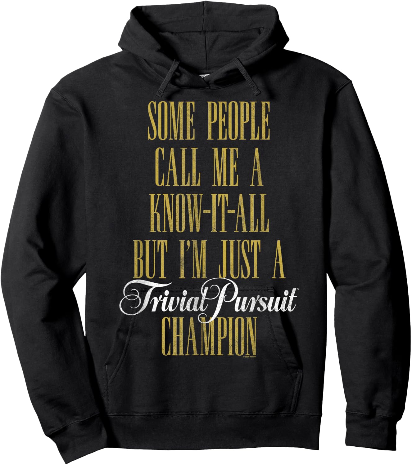 Trivial Pursuit Champion Know It All Hoodie - Hoodie | Black