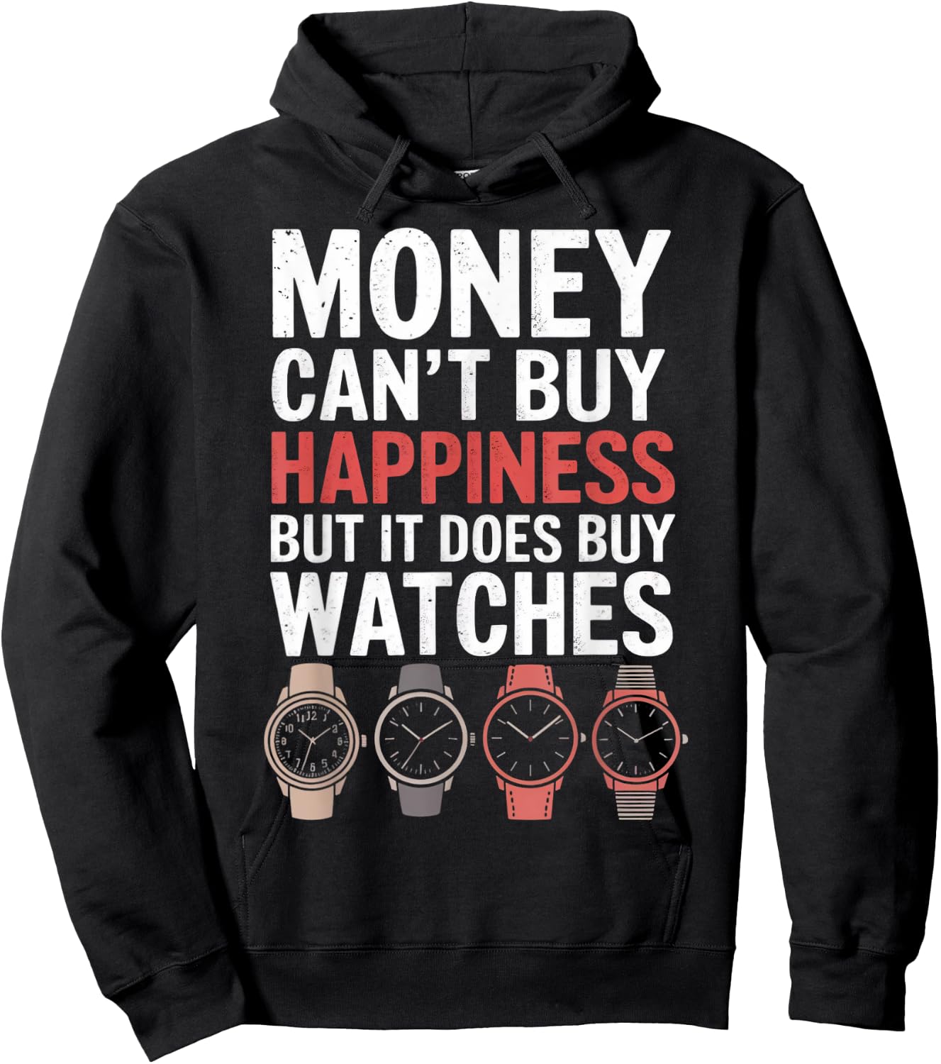 It Does Buy Watches Watch Collecting Watch Collector Hoodie - Hoodie | Black