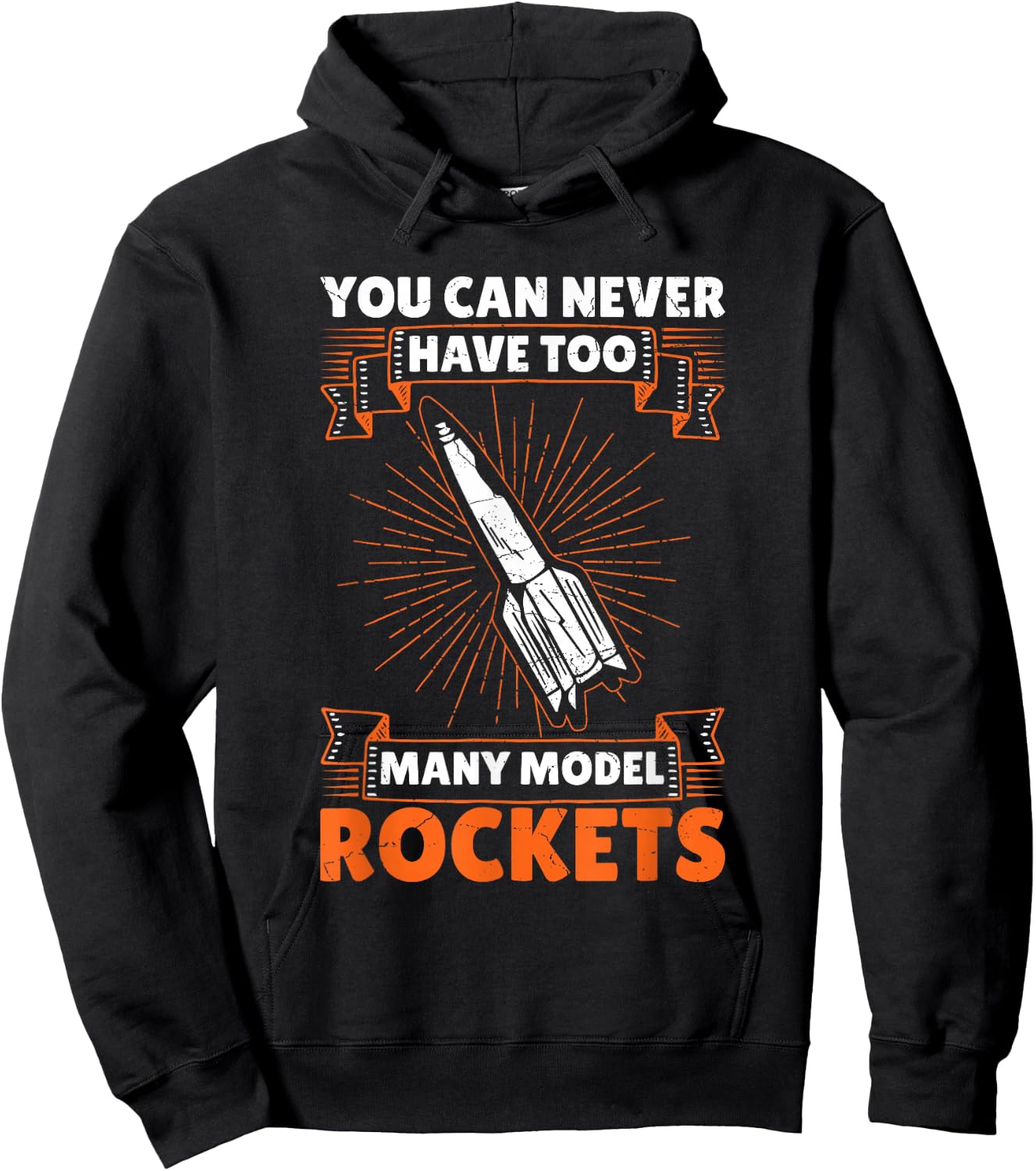 Model Rocket Scientist Design for a Model Rocket Lover Hoodie - Hoodie | Black