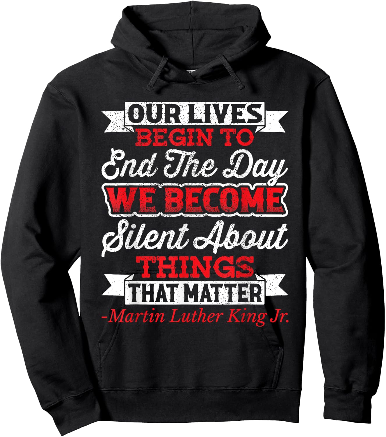 Martin Luther King, Jr. Hoodie - Hoodie | Black
