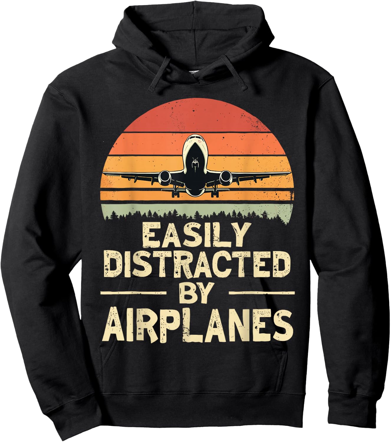 Funny Aviation Lover Pilot Hoodie - Hoodie | Black