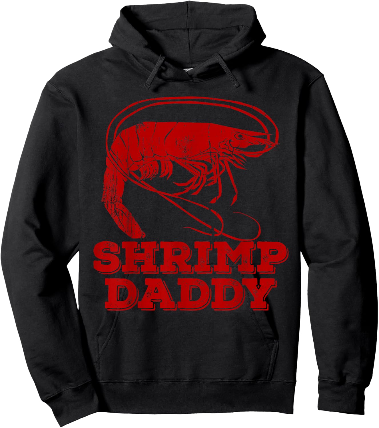 Vintage Shrimp Daddy Hoodie - Hoodie | Black