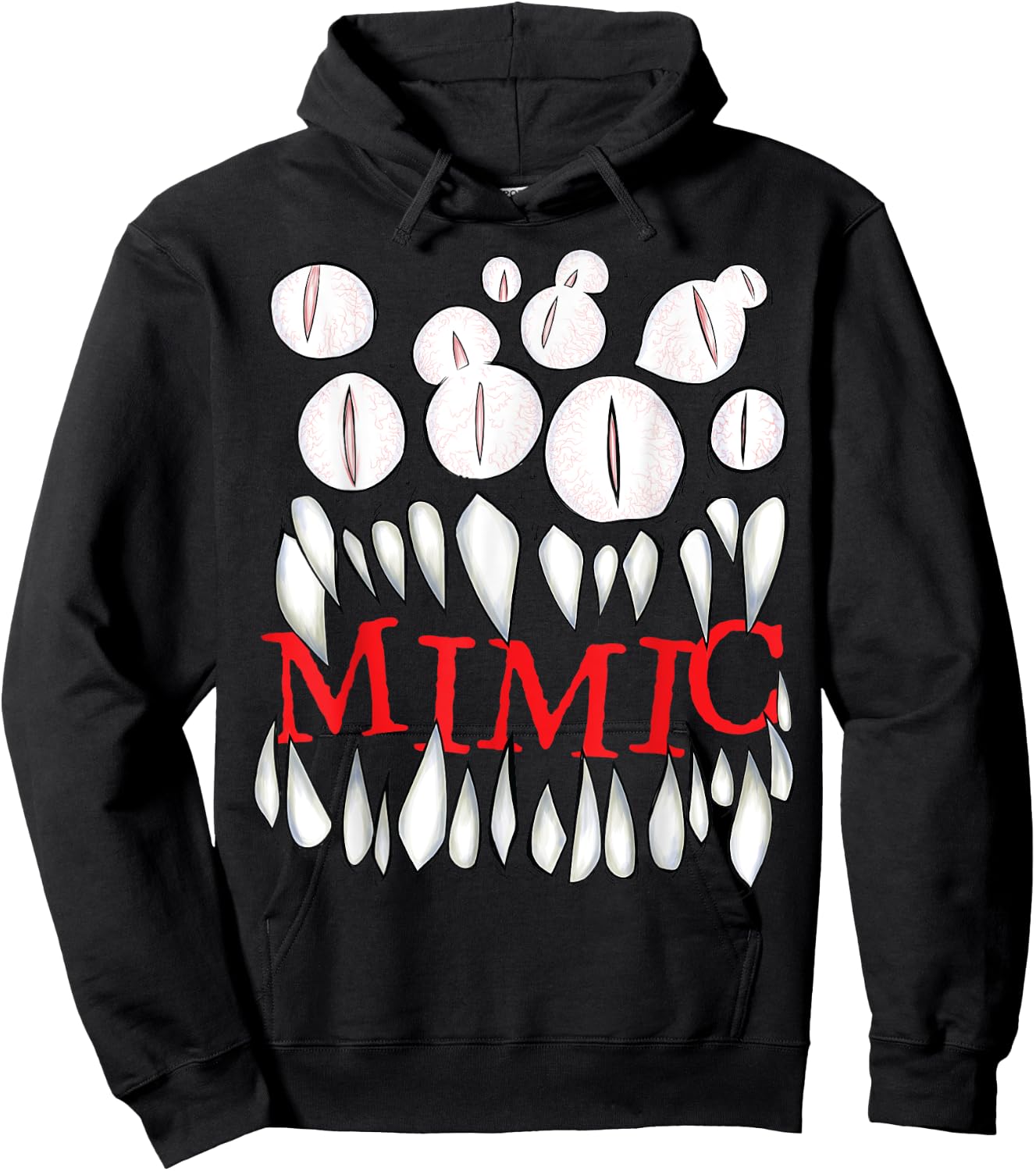 Mimic Tabletop Roleplaying Game Monster RPG Not a Mimic Hoodie - Hoodie | Black