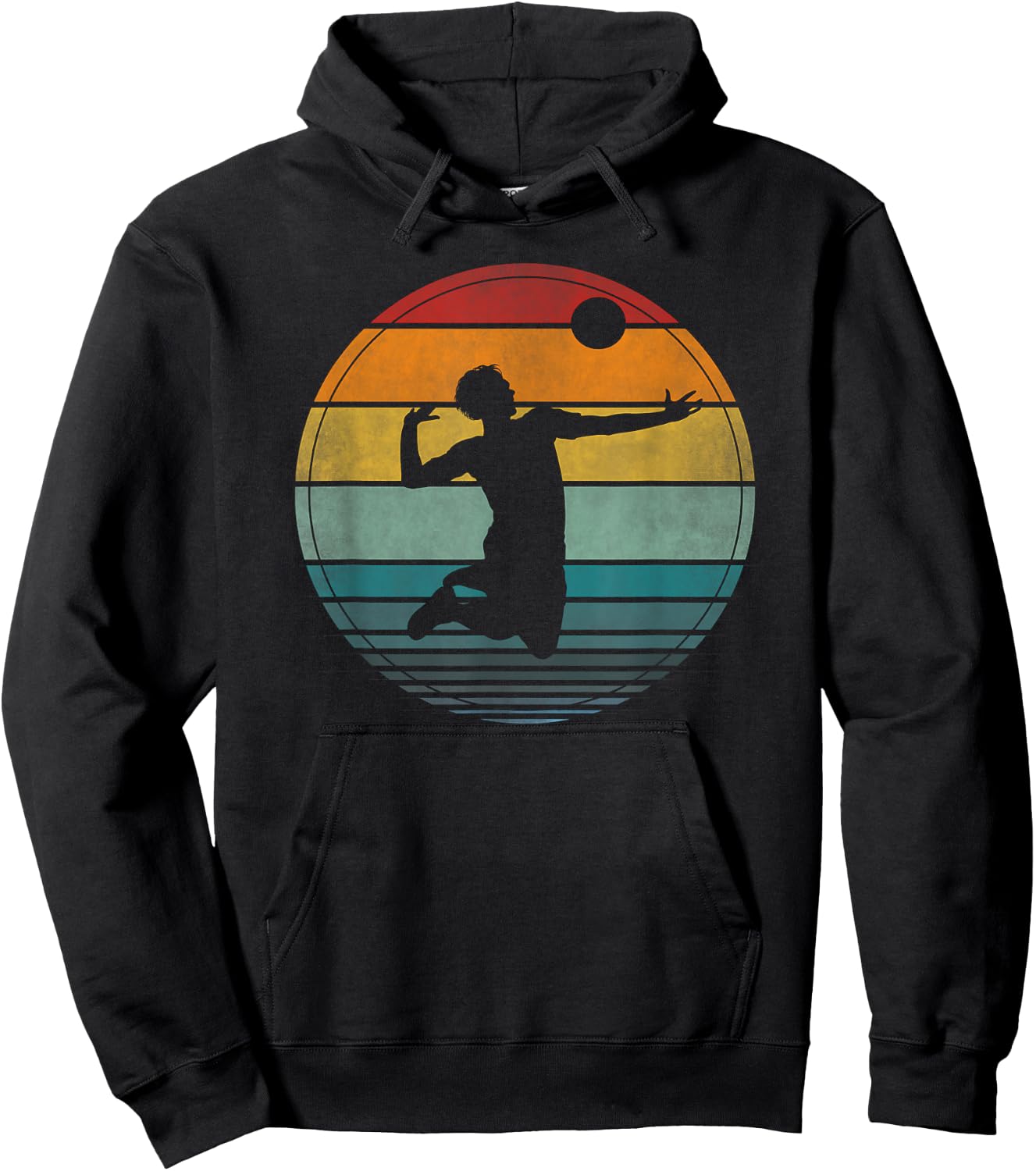 Volleyball Clothing Men's Beach Volleyball Hoodie - Hoodie | Black