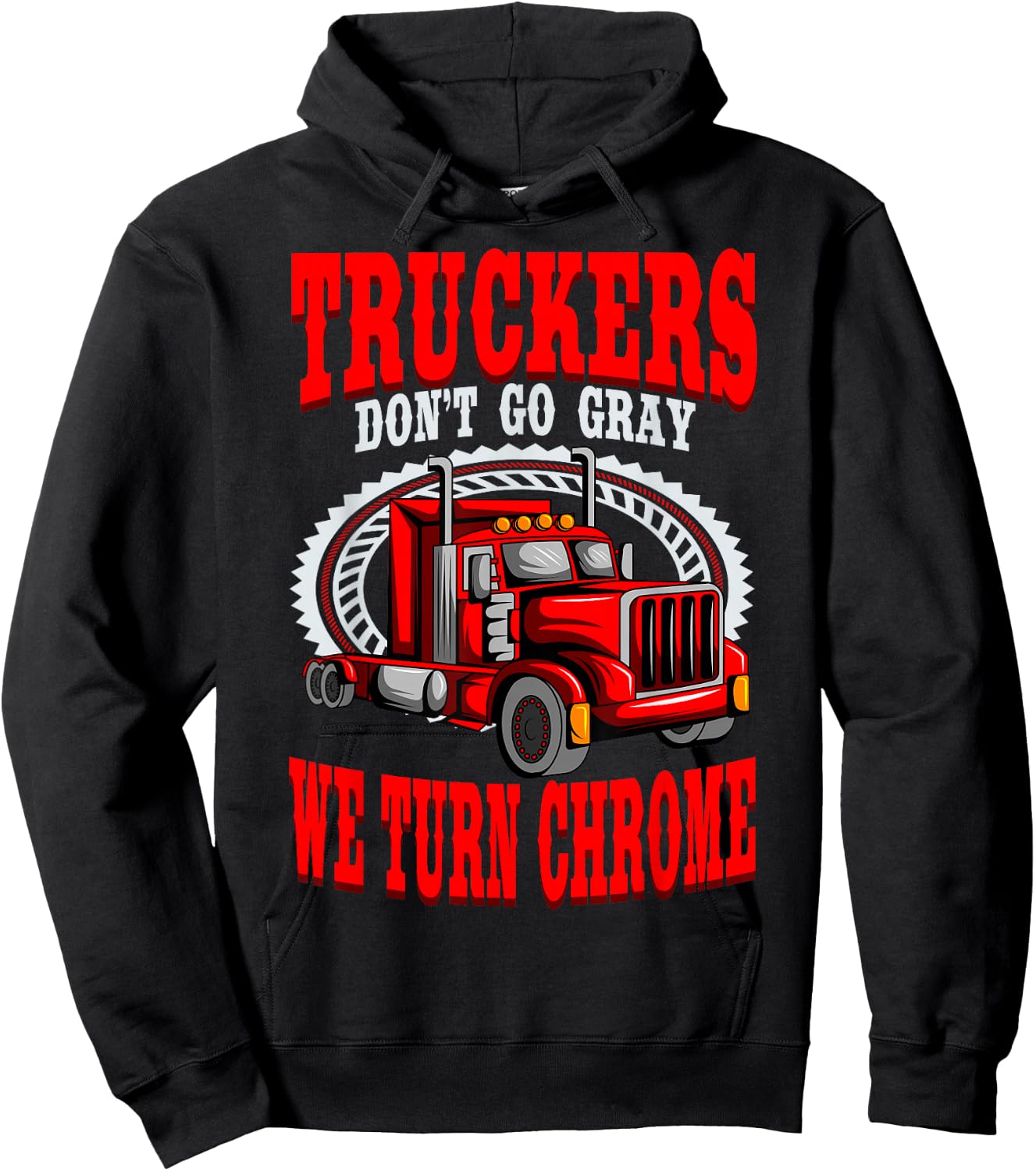 Truck Driver Trucker Truckie LGV Driving Vehicle Teamster Hoodie - Hoodie | Black