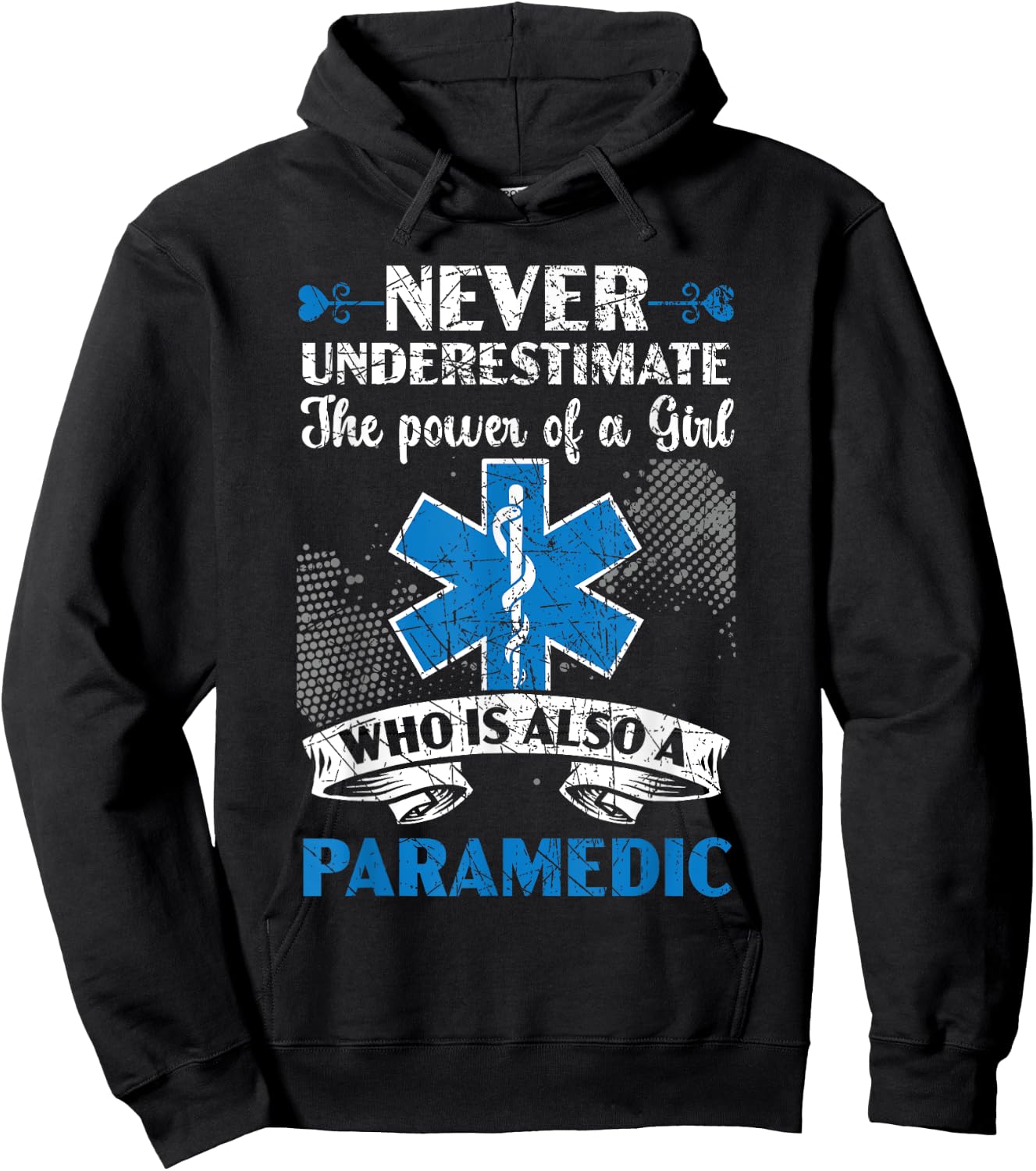 Paramedic Health Care Emergency EMT EMS Paramedic Hoodie - Hoodie | Black