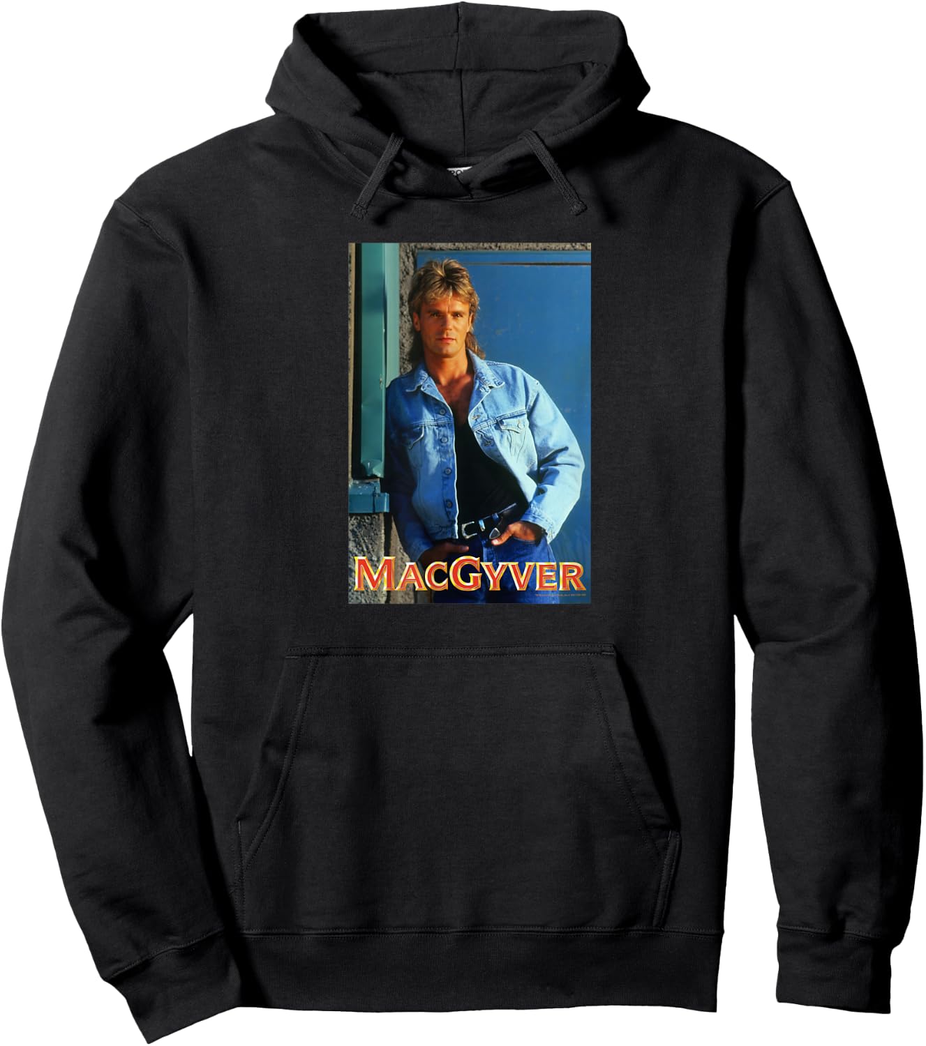 MacGyver Original Series Heart Throb Hoodie - Hoodie | Black