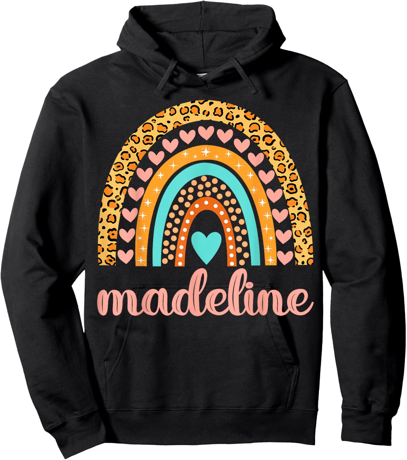 Madeline Madeline Name Birthday Shirt Gift Hoodie - Hoodie | Black
