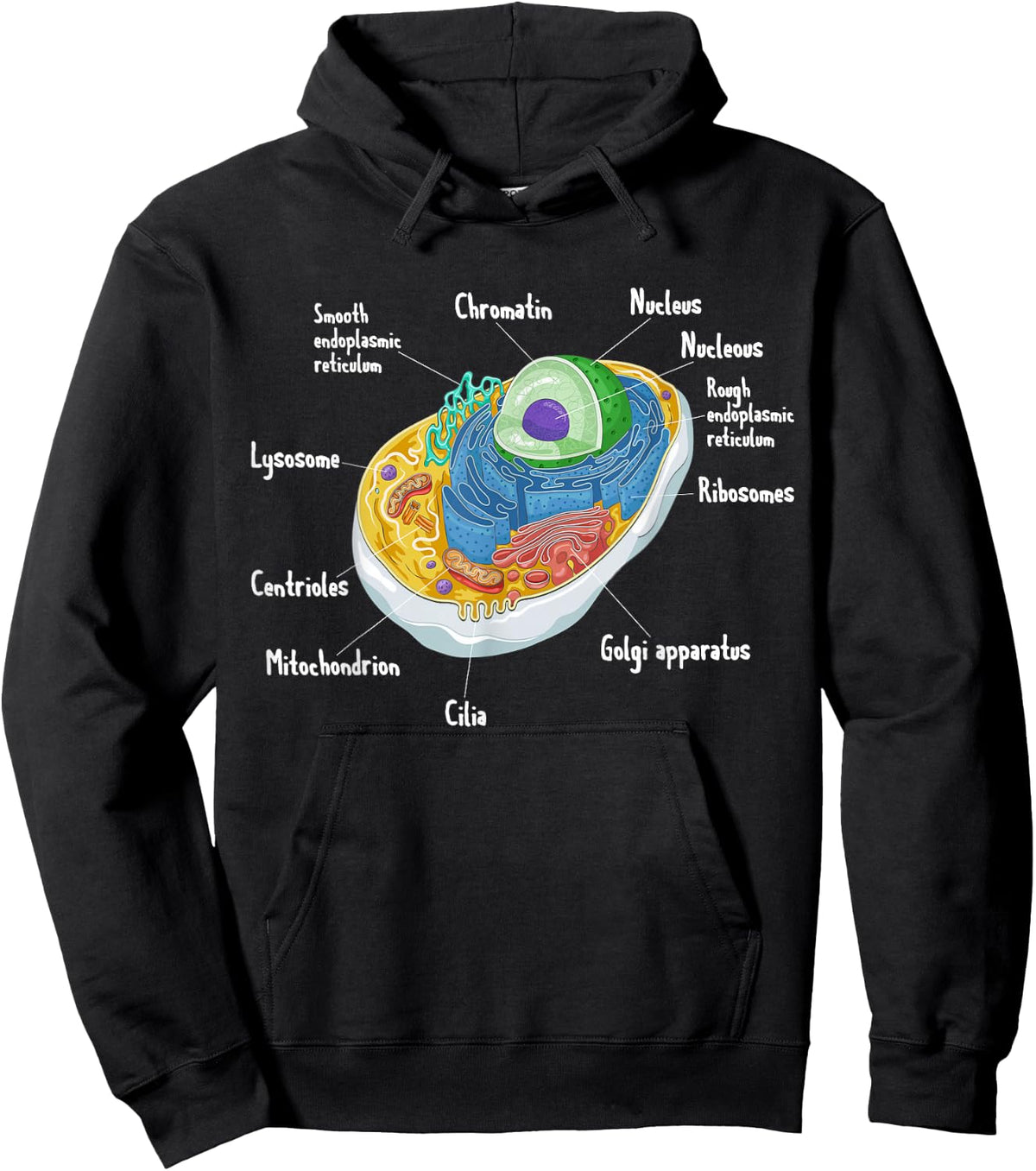 Anatomy Of Cell Biology Biologist Science Student Graduation Hoodie - Hoodie | Black