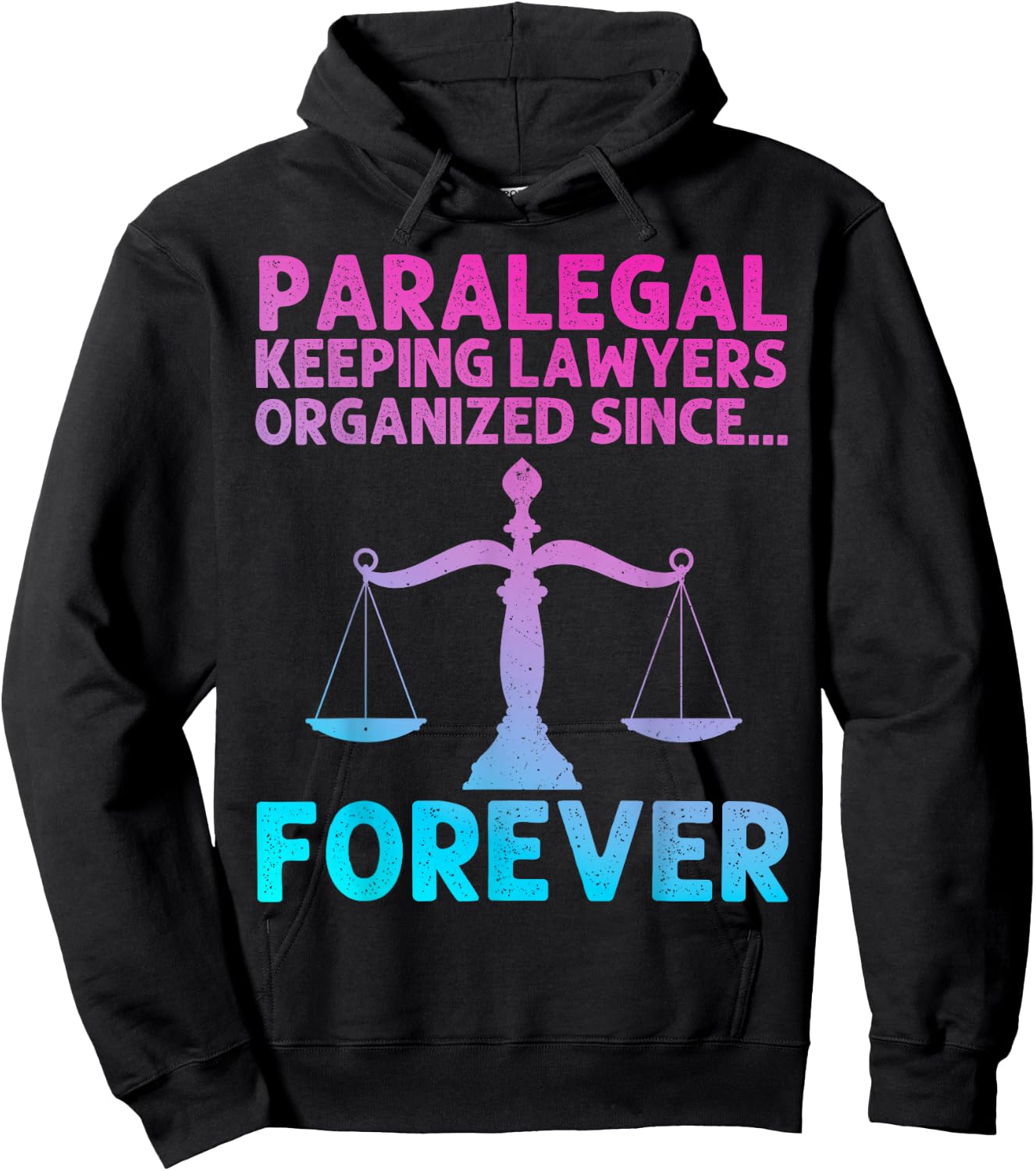 Cool Paralegal Art Women Legal Assistant Paralegal Hoodie - Hoodie | Black