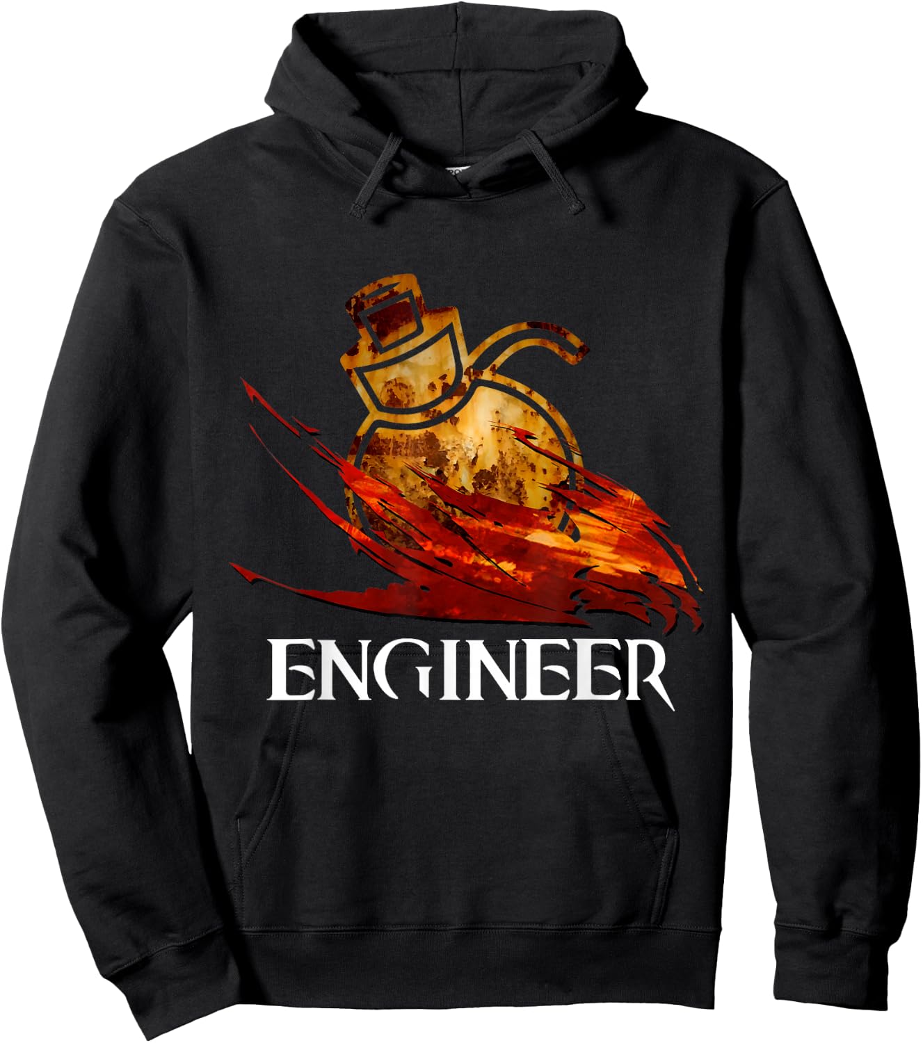Engineer profession Fantasy medieval MMORPG gamer Hoodie - Hoodie | Black