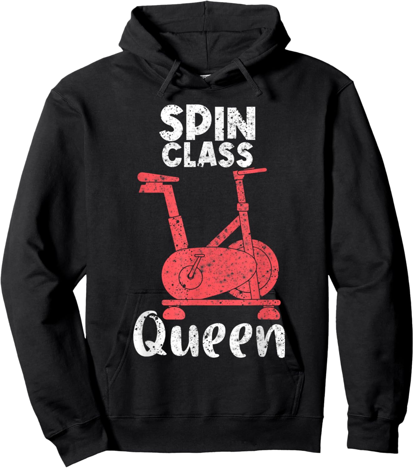 Spin Class Queen Funny Spinning Class Fitness Exercise Hoodie - Hoodie | Black