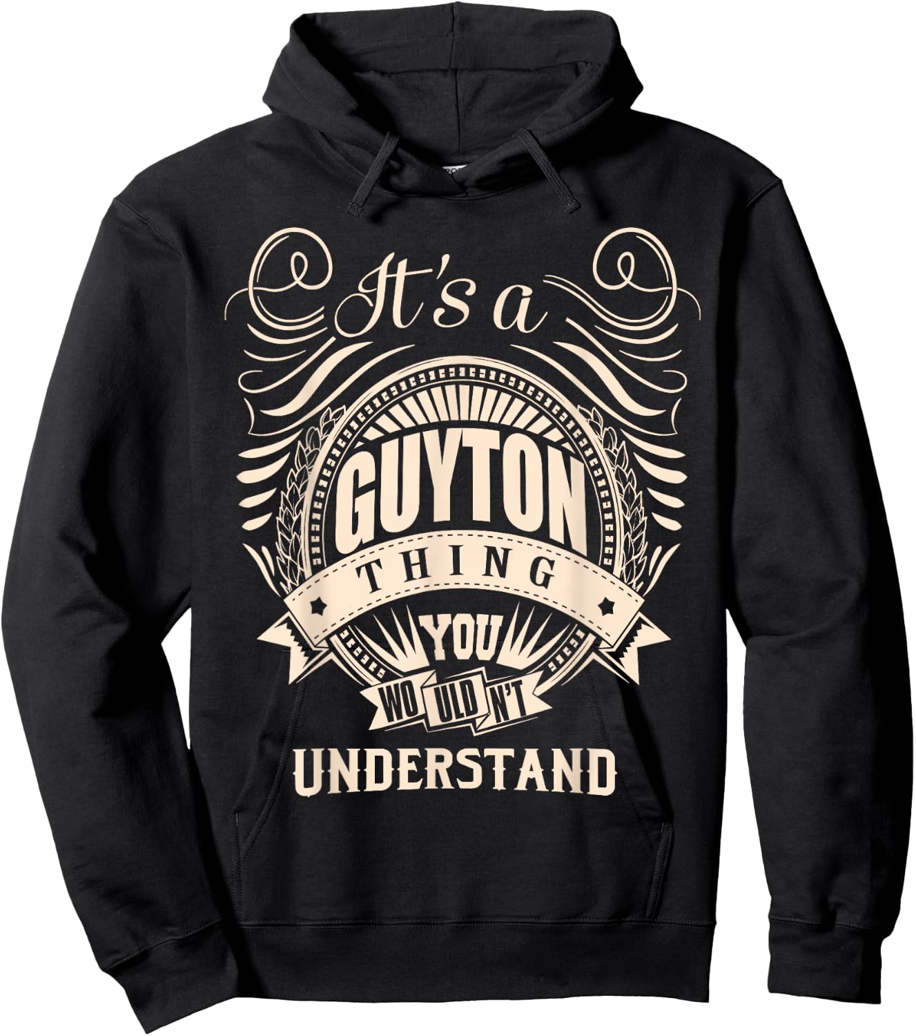 It is a GUYTON Thing You Wouldn't Understand Gifts Hoodie - Hoodie | Black