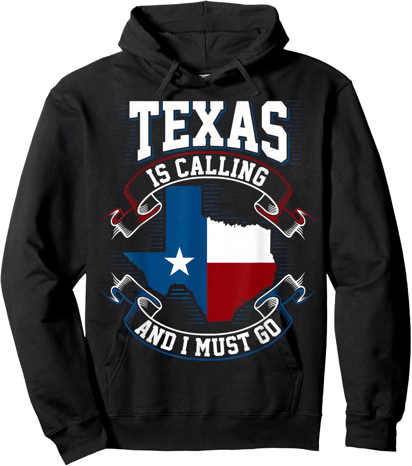 Texas is Calling and I Must Go Hoodie - Hoodie | Black