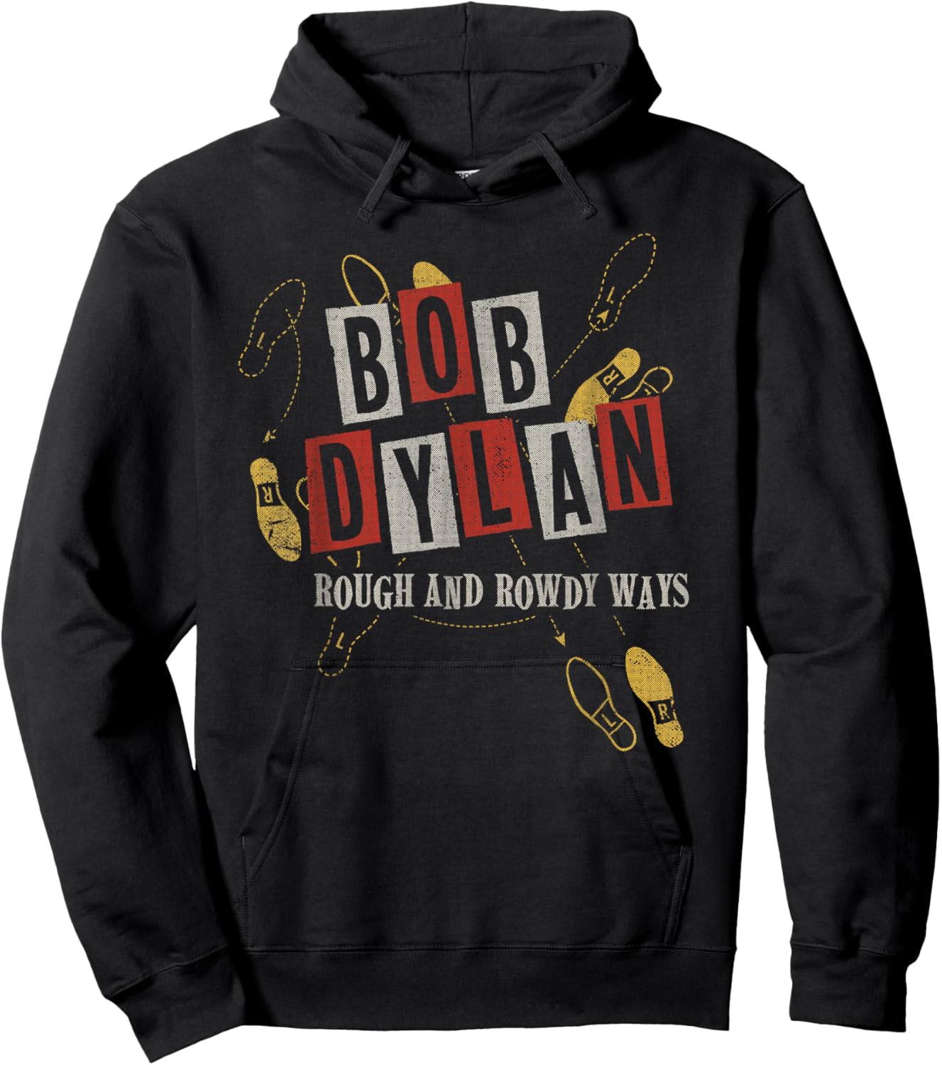 Bob Dylan - L R Hoodie - Hoodie | Black