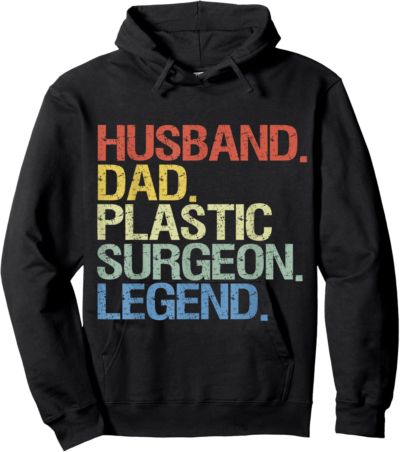 Husband dad plastic surgeon legend Hoodie - Hoodie | Black