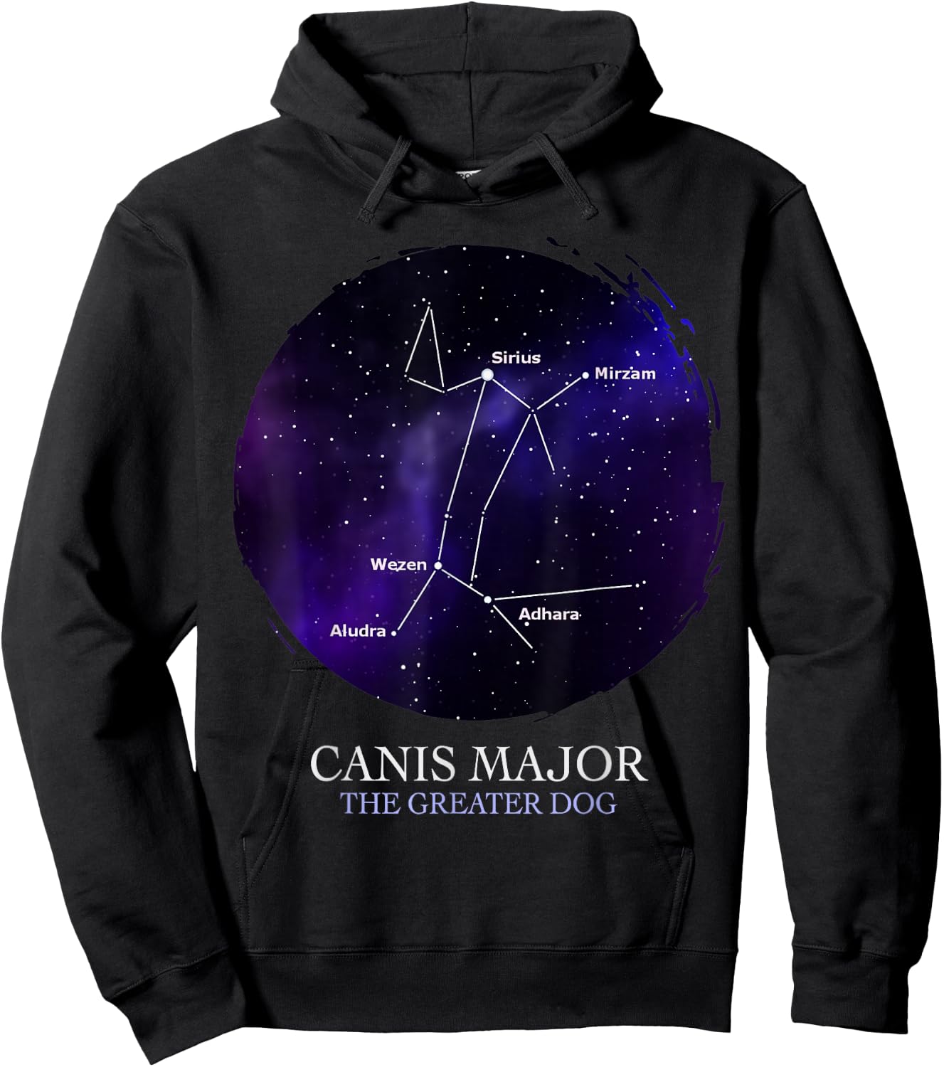 Astronomy Canis Major Constellation The Greater Dog Science Hoodie - Hoodie | Black