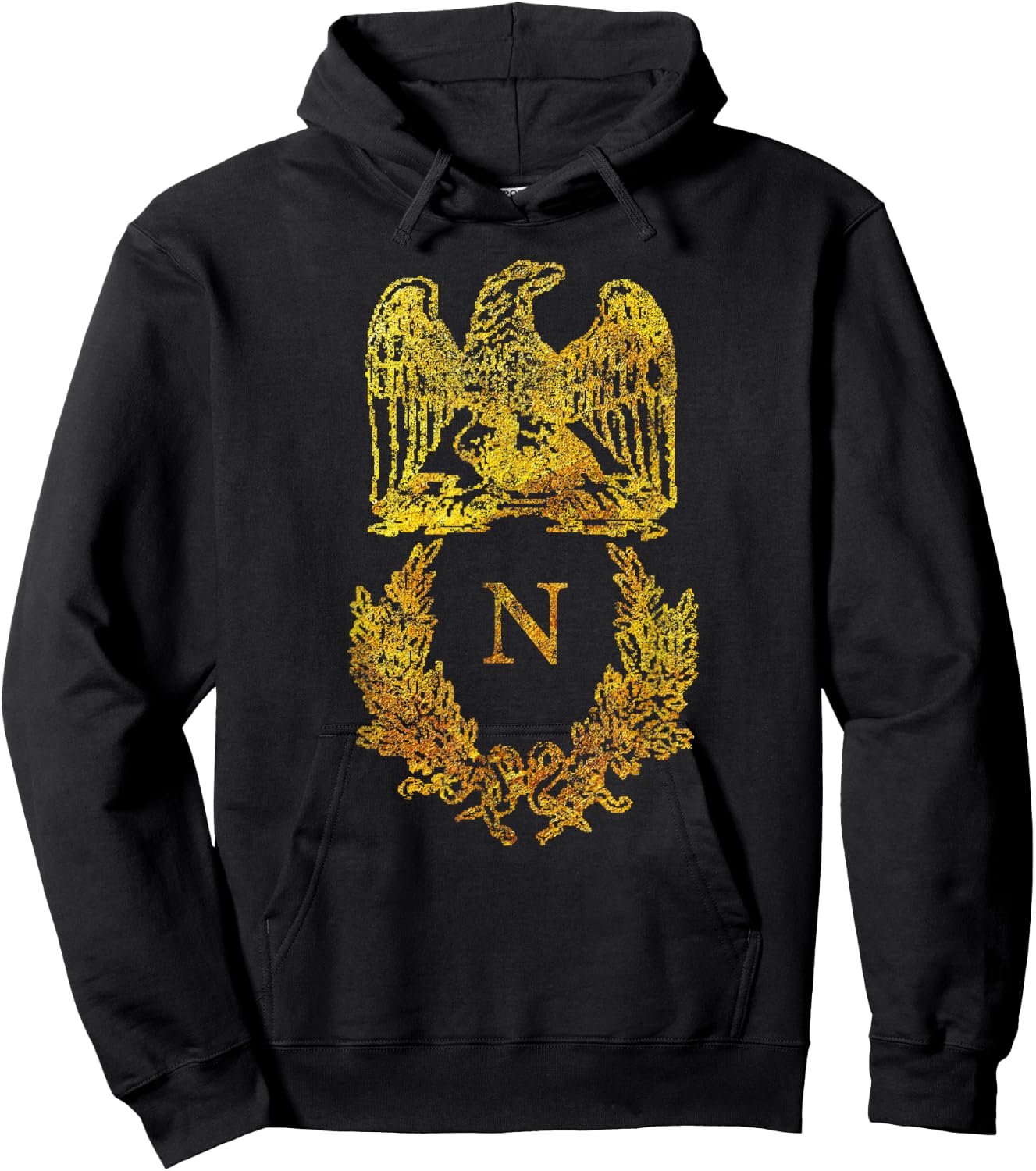 Napoleon Bonaparte Eagle Emblem Badge Napoleonic Hoodie - Hoodie | Black