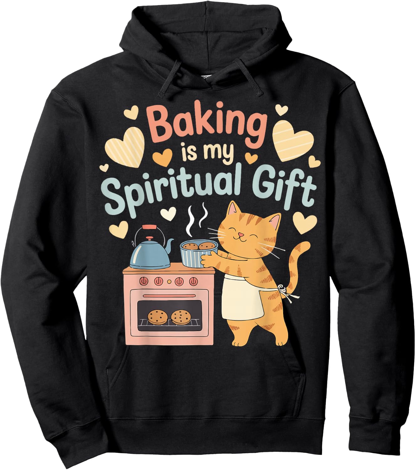 Baking Is My Spiritual Gift Hoodie - Hoodie | Black