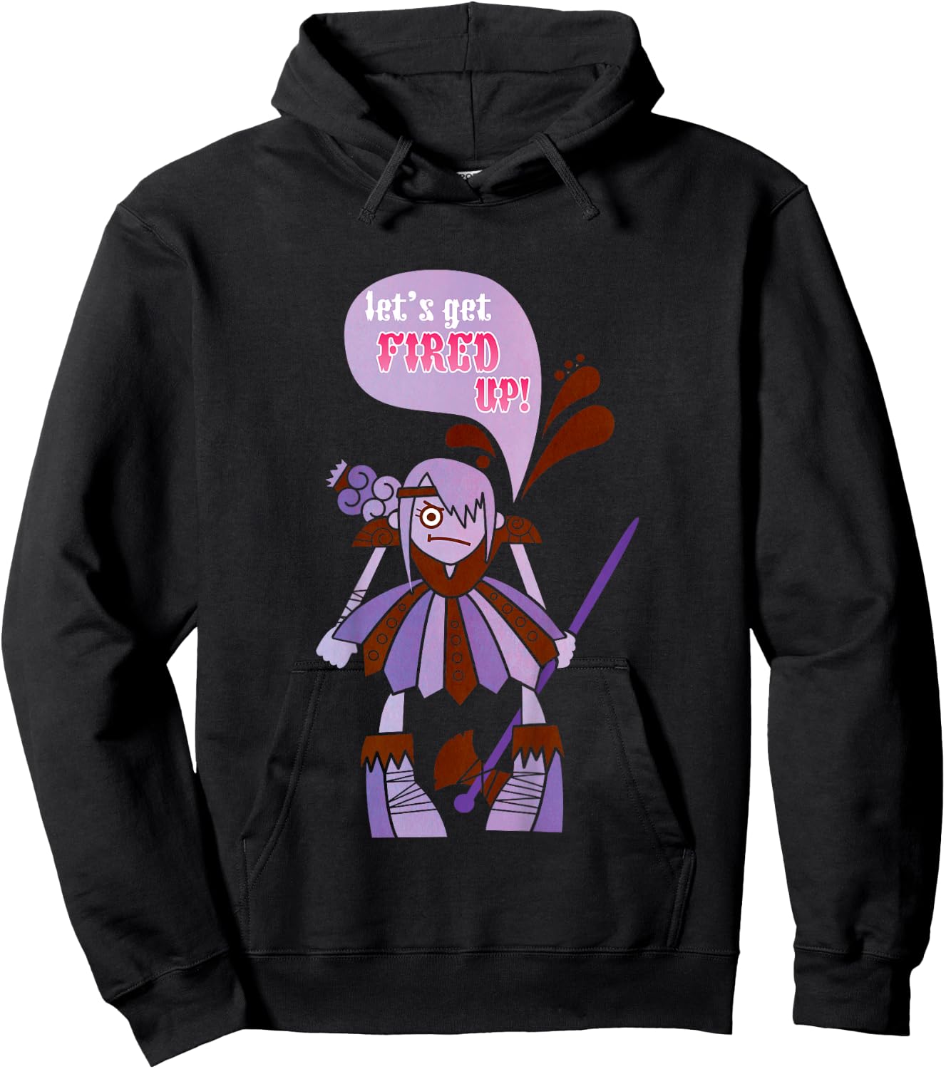 Kids DreamWorks' Dragons: Fired Up! Purple Astrid Hoodie - Hoodie | Black