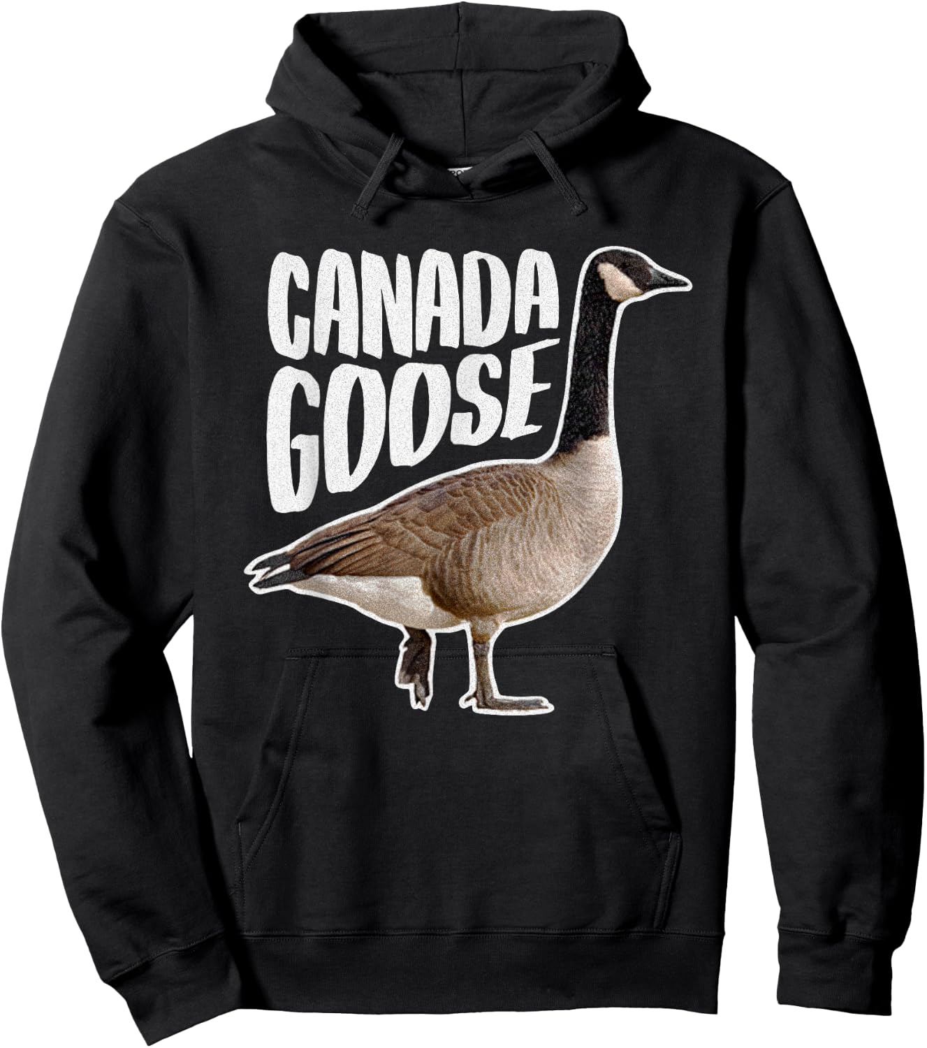 Realistic Canada Goose Hoodie - Hoodie | Black