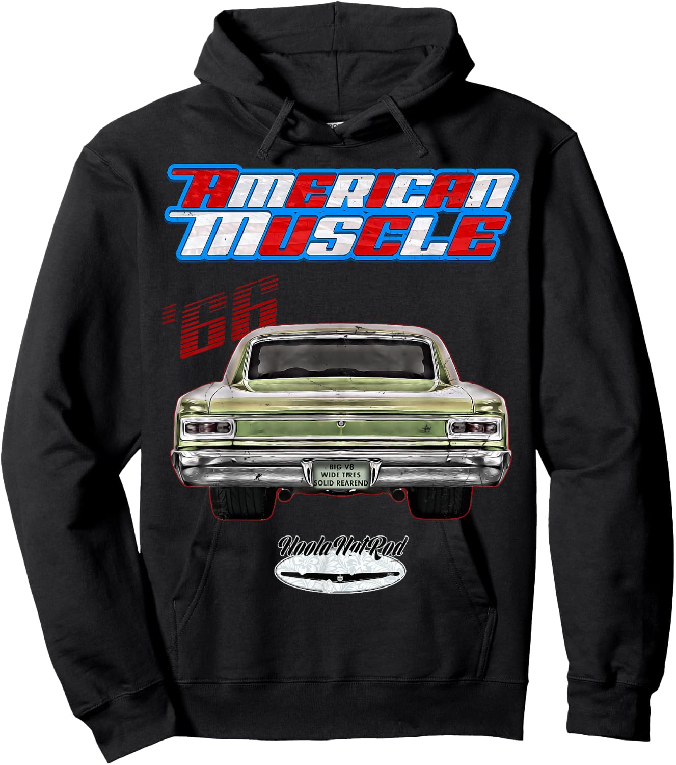 1966 Chevelle,Muscle Car,SS454,SS427,SS396,Hotrod,drag race Hoodie - Hoodie | Black