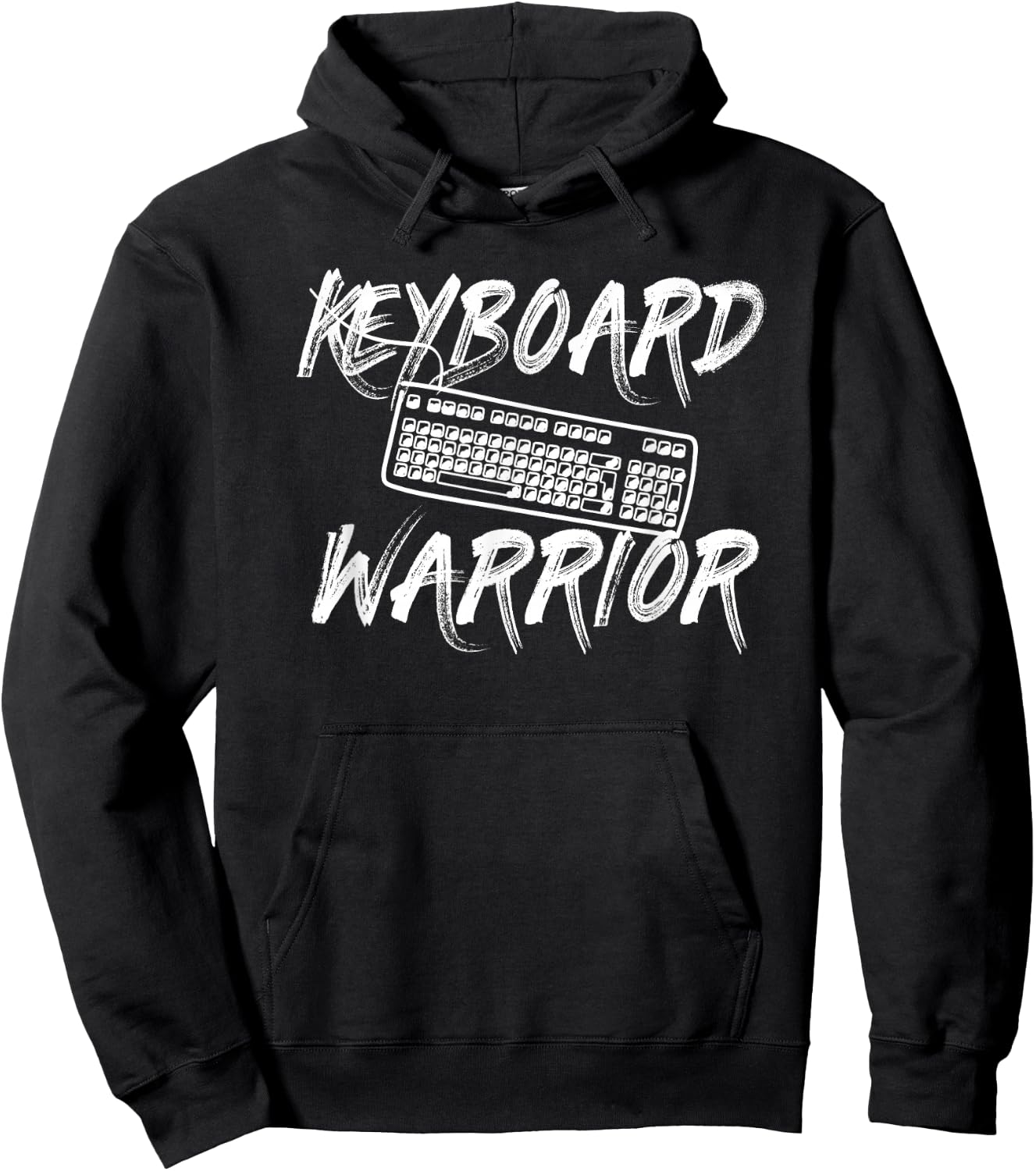 Keyboard Warrior | Computer Technician Shirt Hoodie - Hoodie | Black