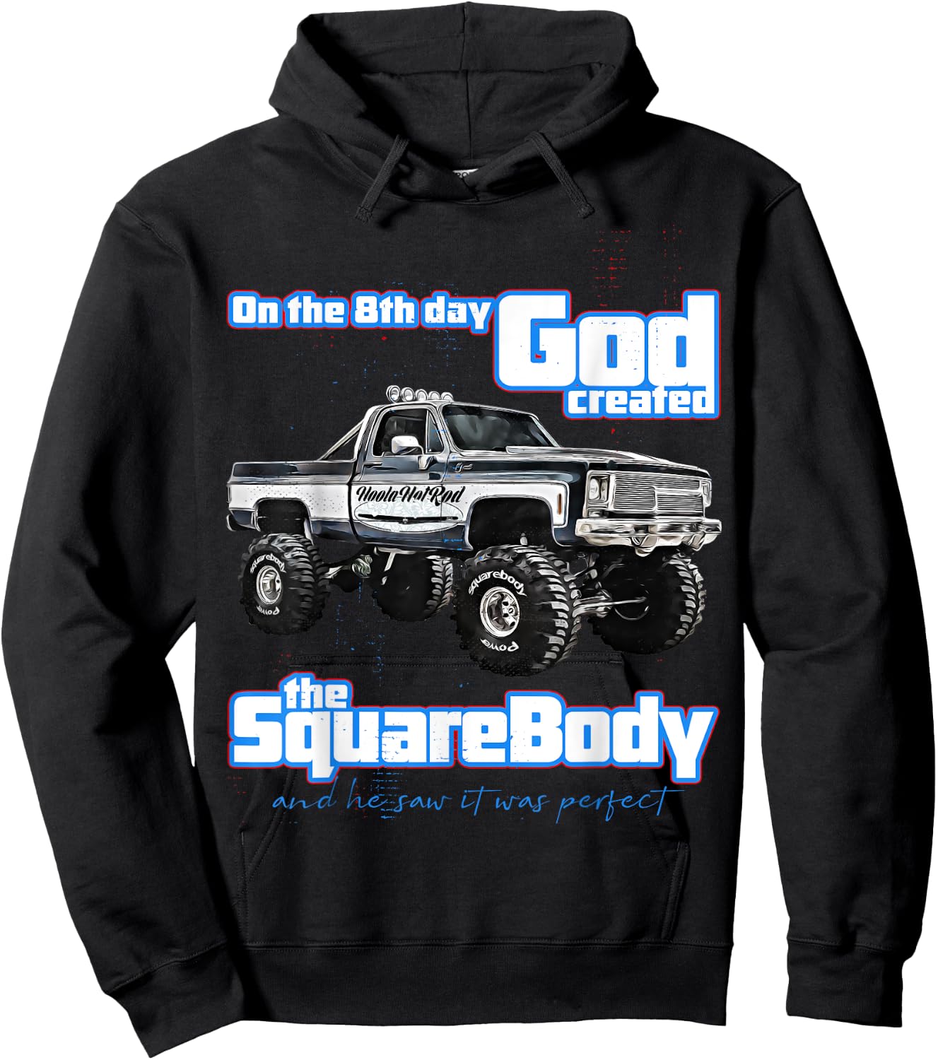 8th God,Jimmy,Squarebody Truck,Suburban,Blazer,Silverado,K5 Hoodie - Hoodie | Black