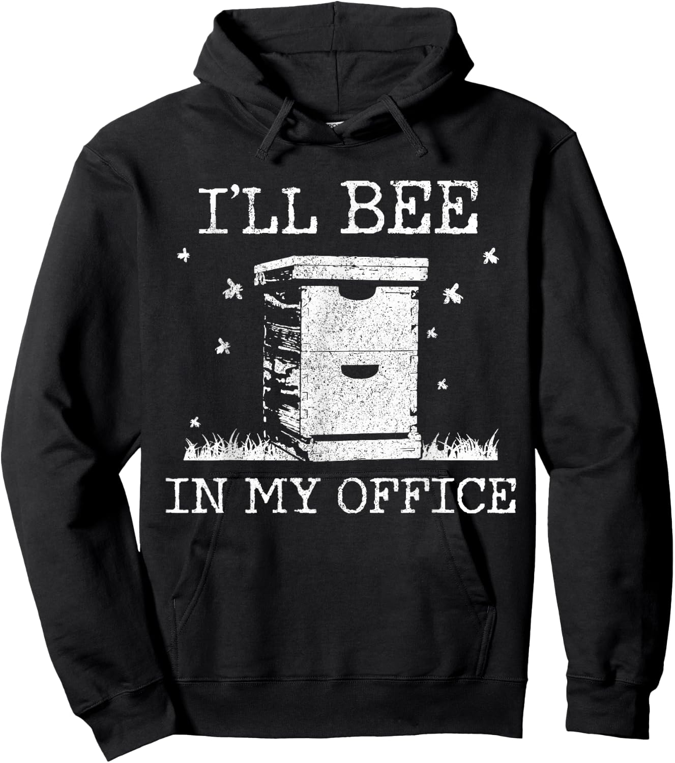 Beekeeper I Am Im Büro Bees Funny Gift Hoodie - Hoodie | Black