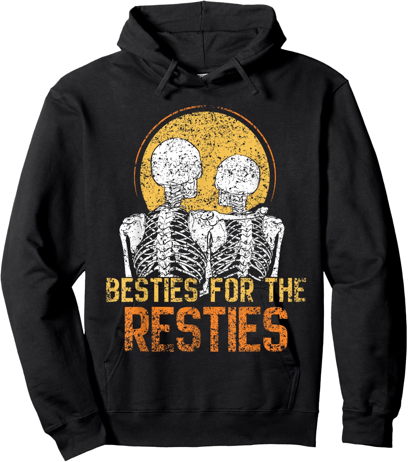 Besties For The Resties Best Friend Friends Friendship Hoodie - Hoodie | Black