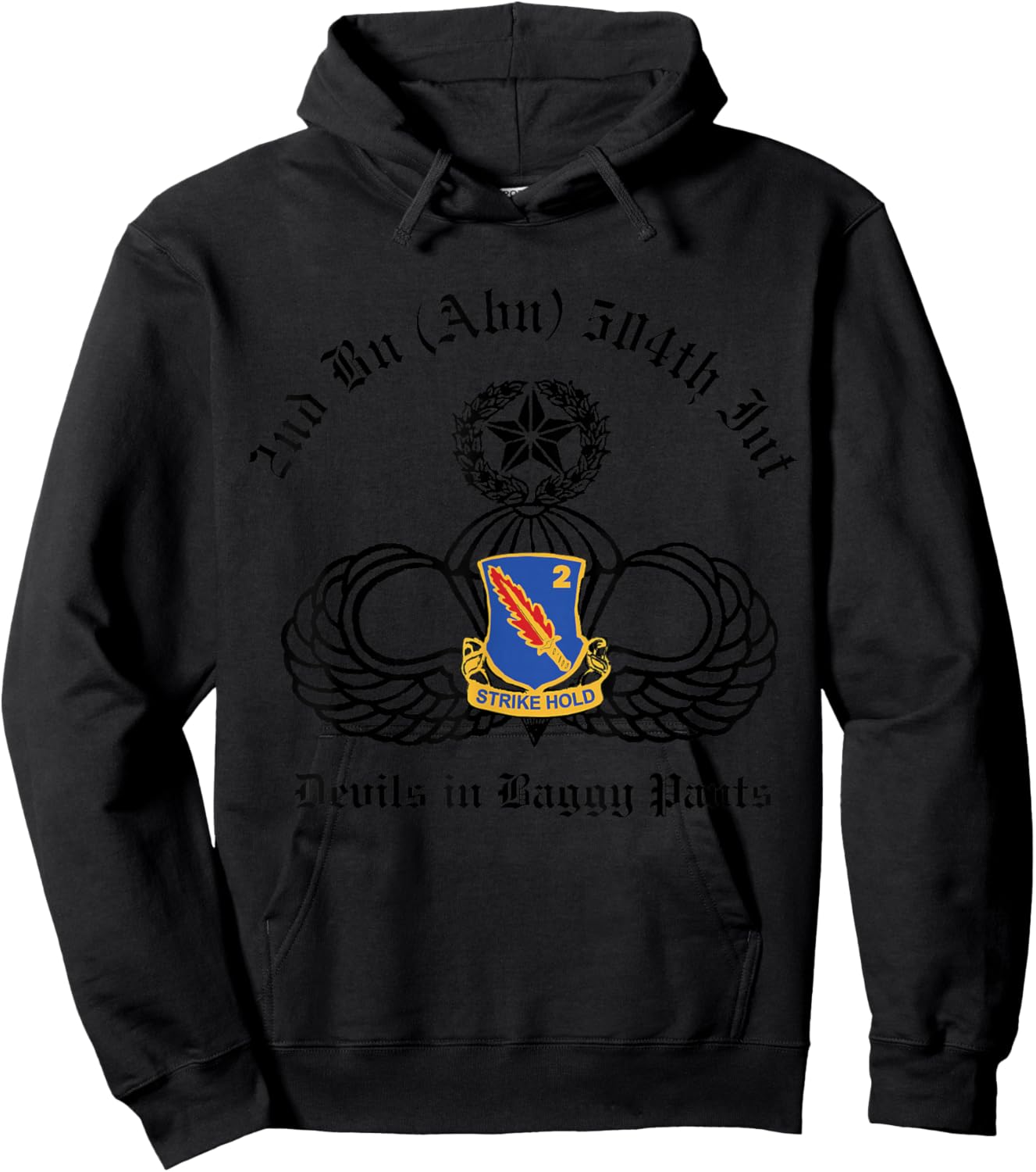 2-504 PIR Devils in Baggy Pants Hoodie - Hoodie | Black