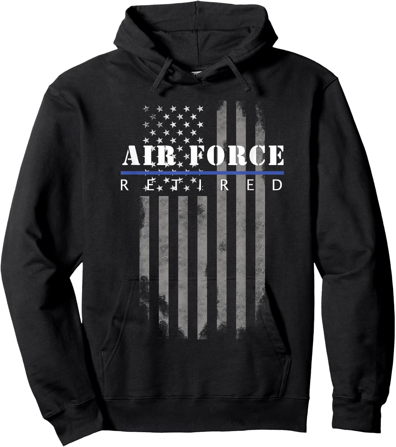 Air Force Retired Hoodie - Hoodie | Black