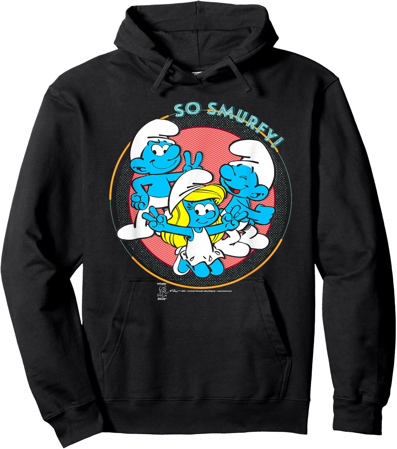 Smurfs The Smurfs Smurfette Jokey So Smurfey! Hoodie - Hoodie | Black