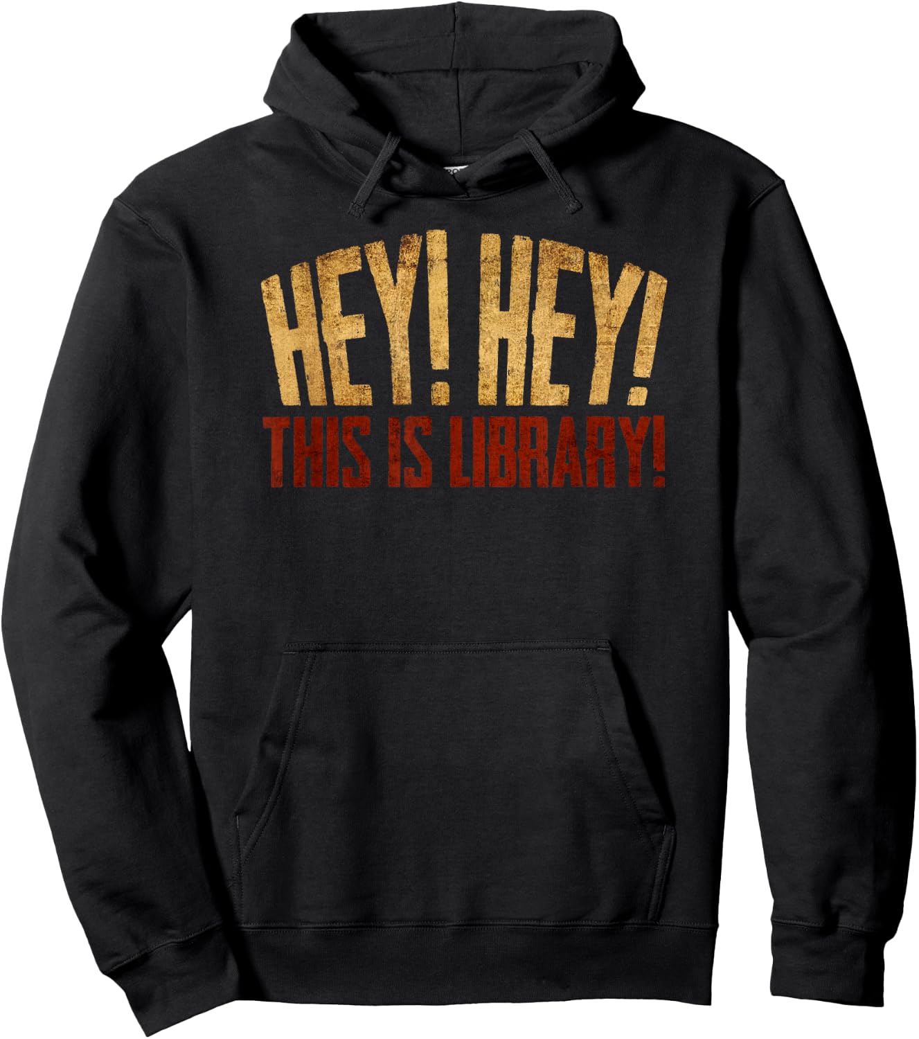 "This is Library!" Librarian Book Lover for Teachers Hoodie - Hoodie | Black