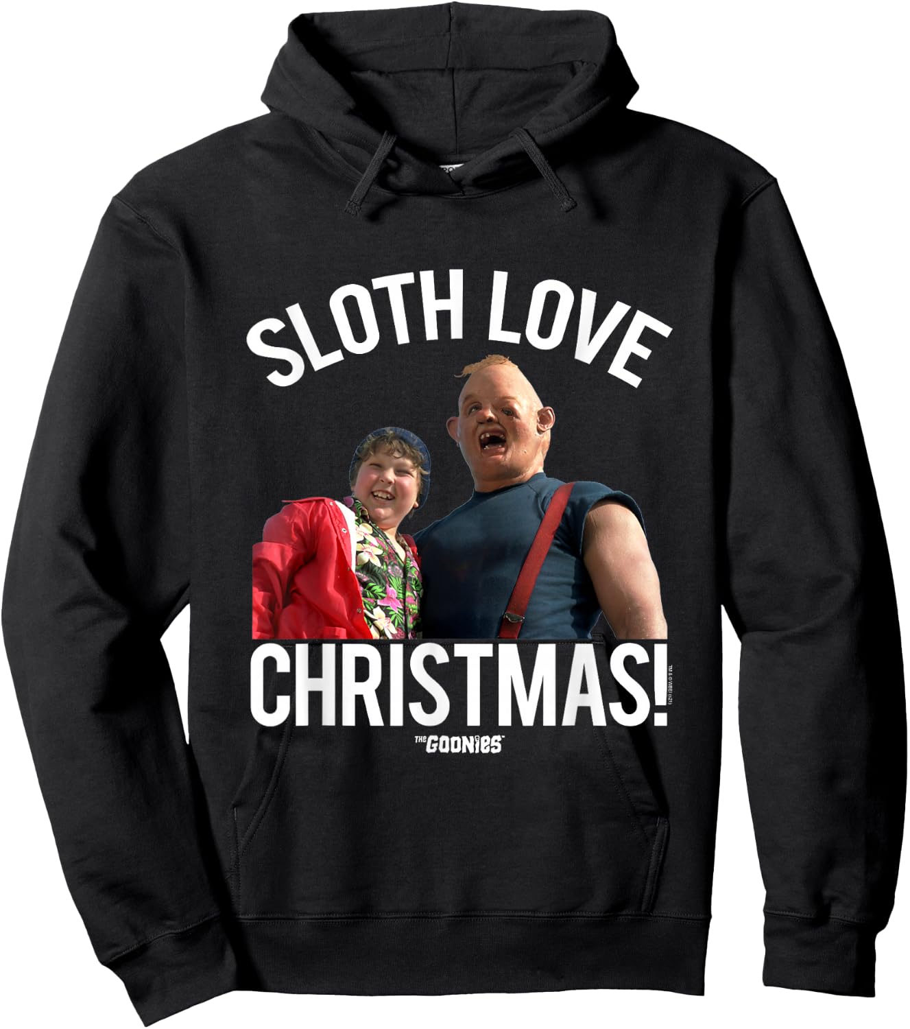 The Goonies Sloth Love Christmas Hoodie - Hoodie | Black