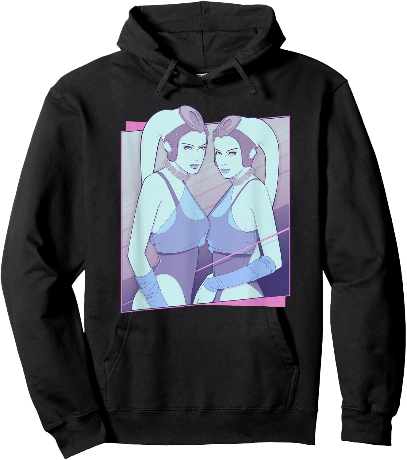 Star Wars Anna Gella And Tann Gella Twi'lek Twins Poster Hoodie - Hoodie | Black
