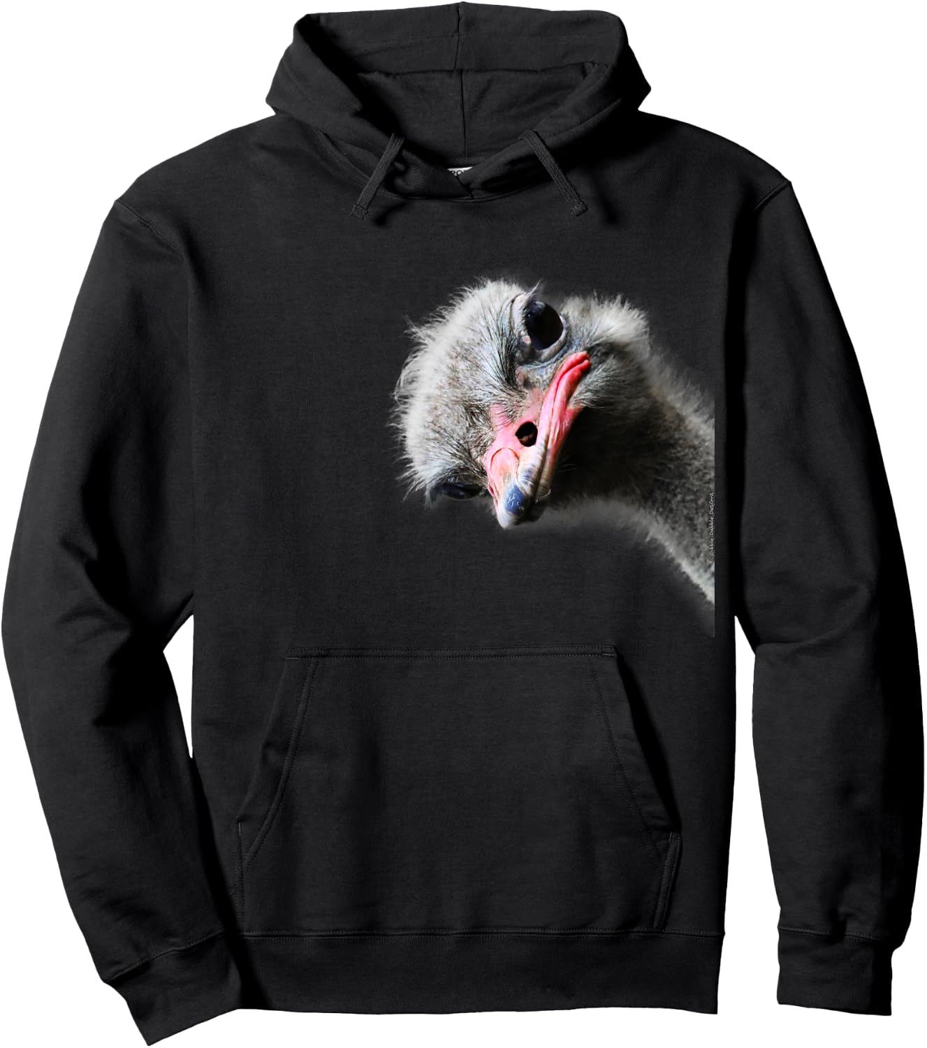 Dibble Dabble Designs Funny Ostrich Lovers and Emu Lovers , Black Hoodie - Hoodie | Black