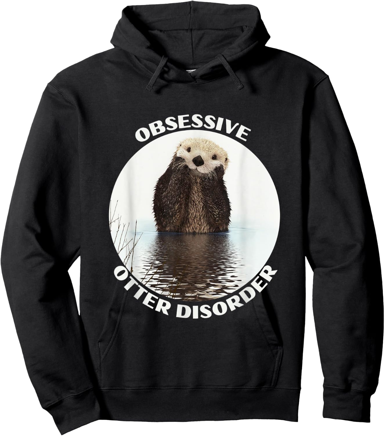 Obsessive otter disorder Hoodie - Hoodie | Black