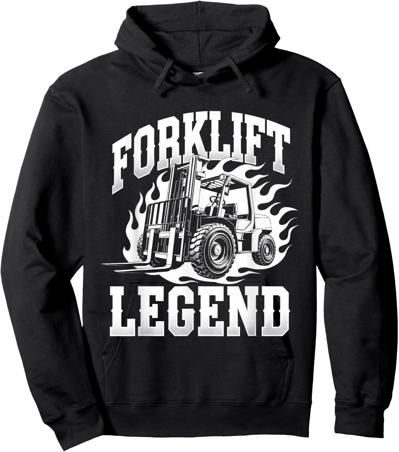 Forklift Operator Forklift Driver Forklift Legend Hoodie - Hoodie | Black