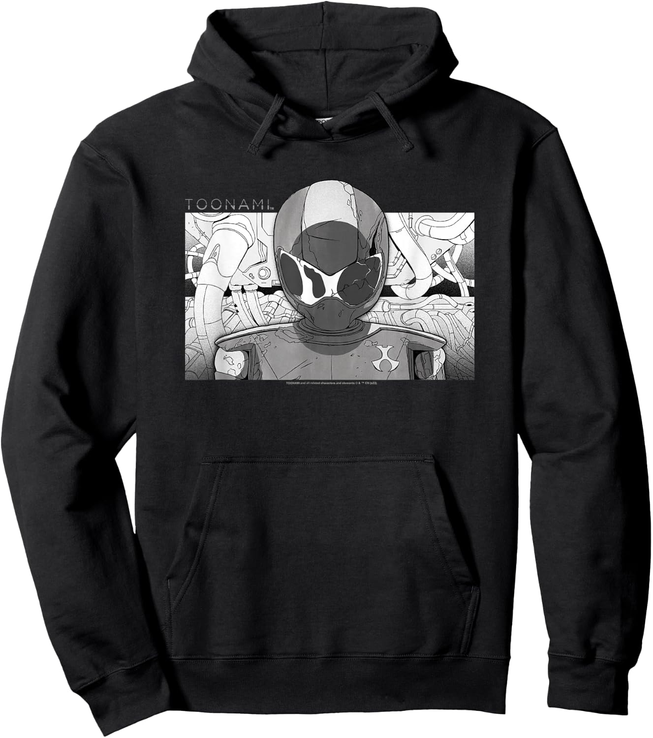 Adult Swim Toonami T.O.M. Tubes , Black Hoodie - Hoodie | Black
