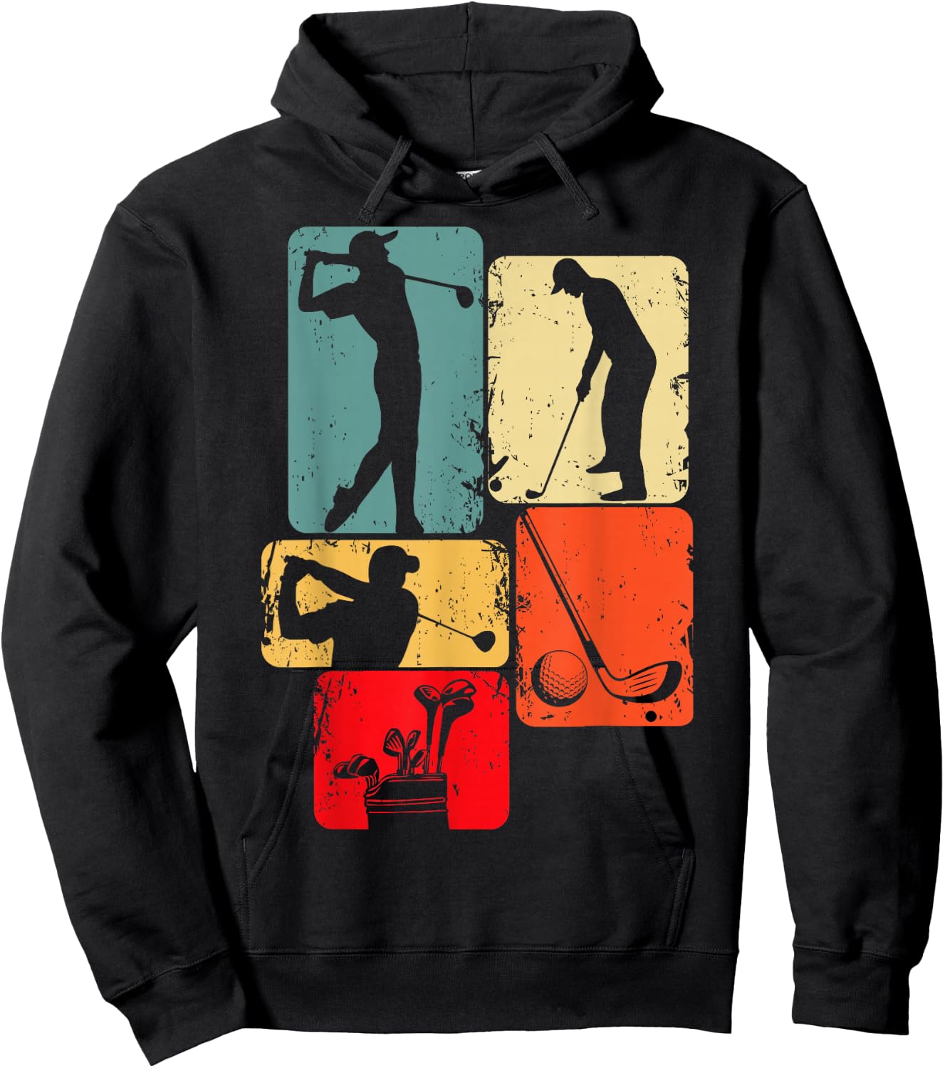 Golf Club Golfer Golfing Boys Kids Hoodie - Hoodie | Black