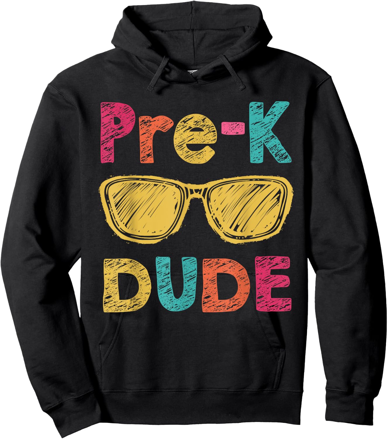 Pre-K Dude Back to School First Day of Preschool Gifts Hoodie - Hoodie | Black