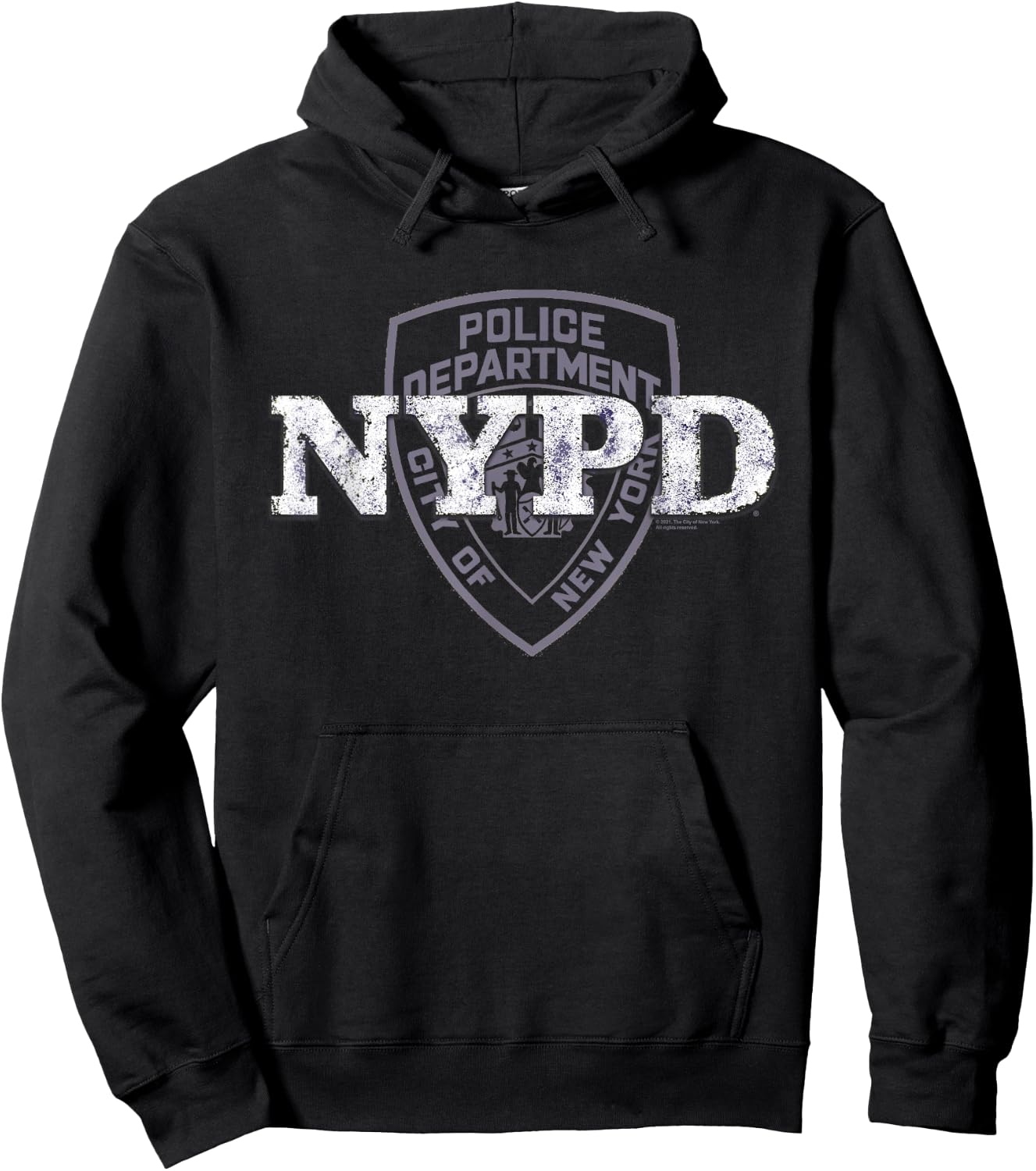 New York City NYPD Logo Hoodie - Hoodie | Black