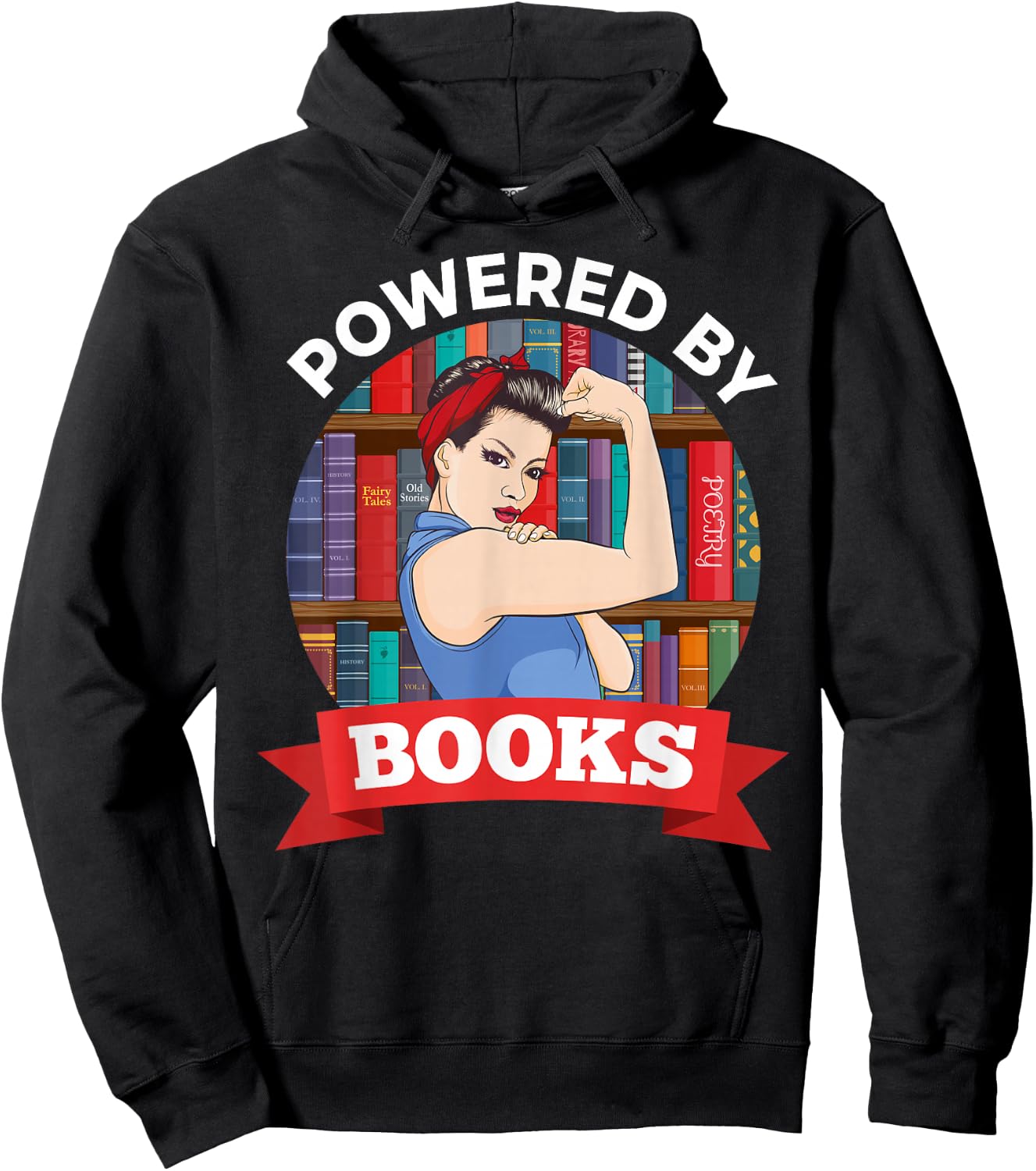 Book Lover Bookworm Librarian Reading Club Gift Hoodie - Hoodie | Black